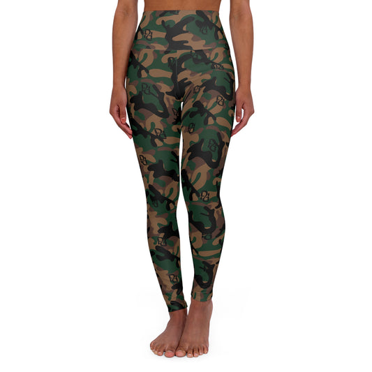 Phallacy Camo Designer High Waisted Yoga Leggings