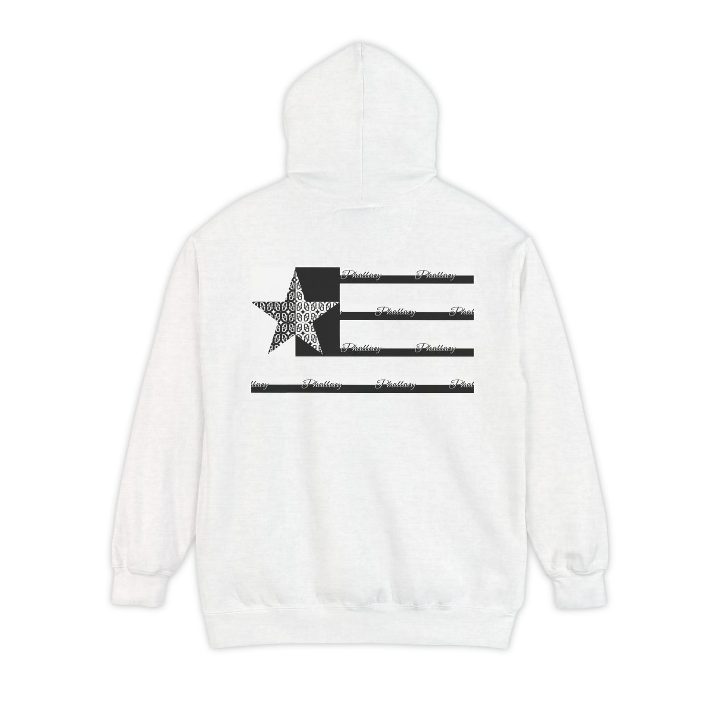 Phallacy Flag Unisex Garment-Dyed Hoodie