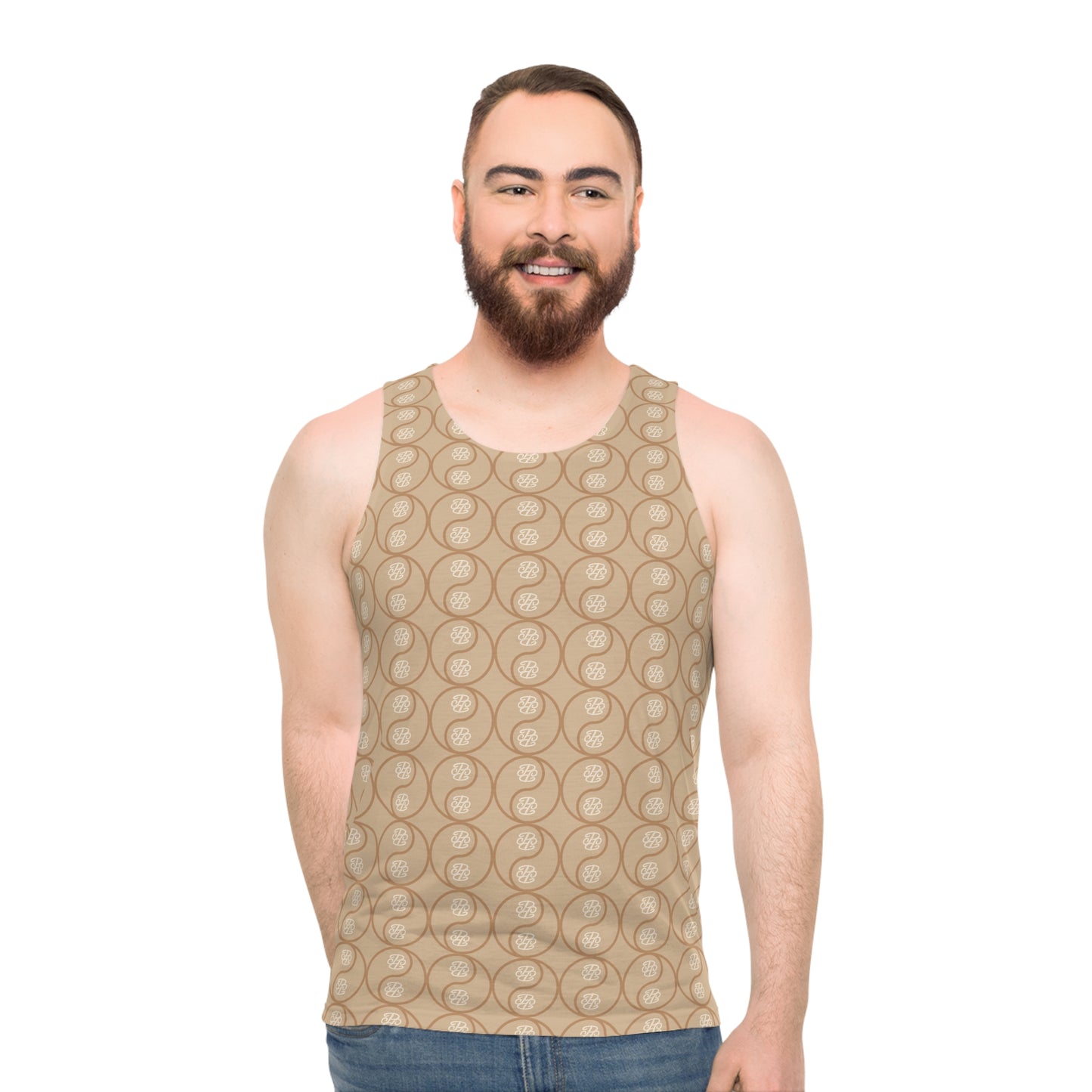 Phallacy Yin-Yang Designer Unisex Tank Top