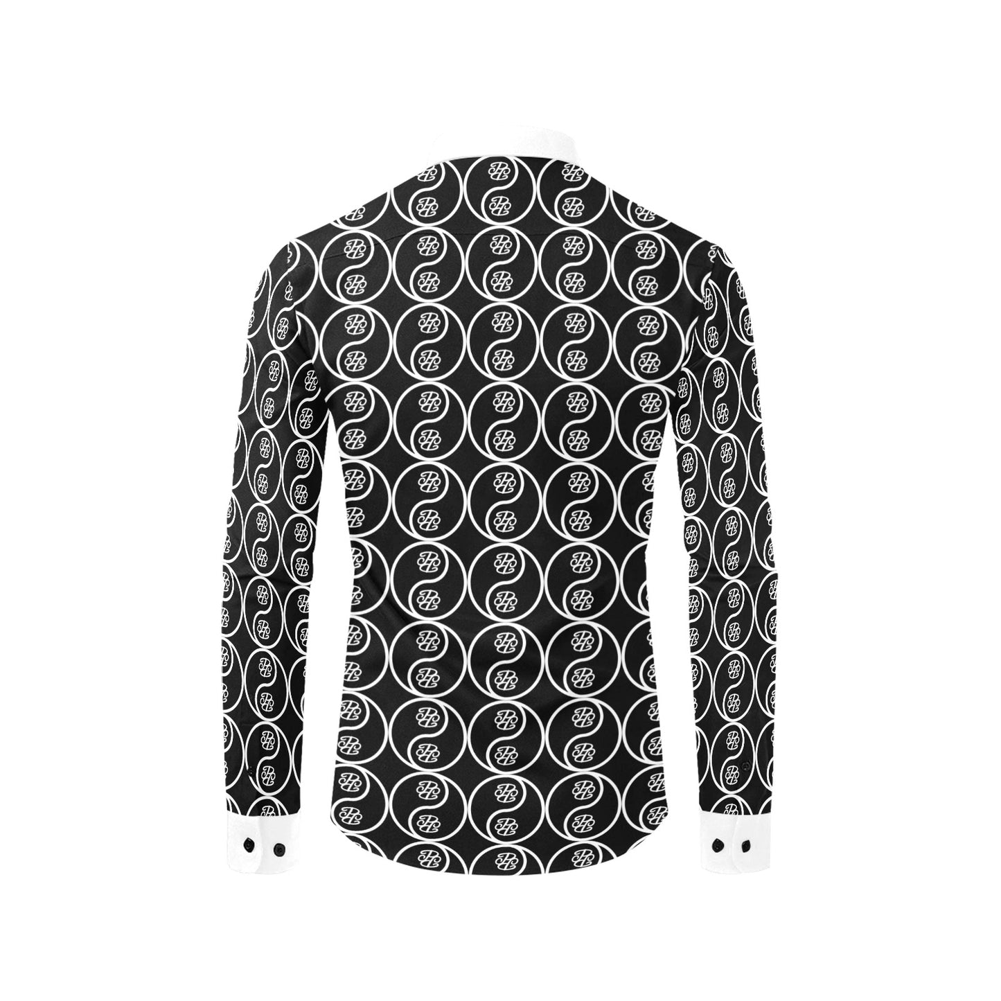 Phallacy Yin-Yang Designer Button Up Dress Shirt