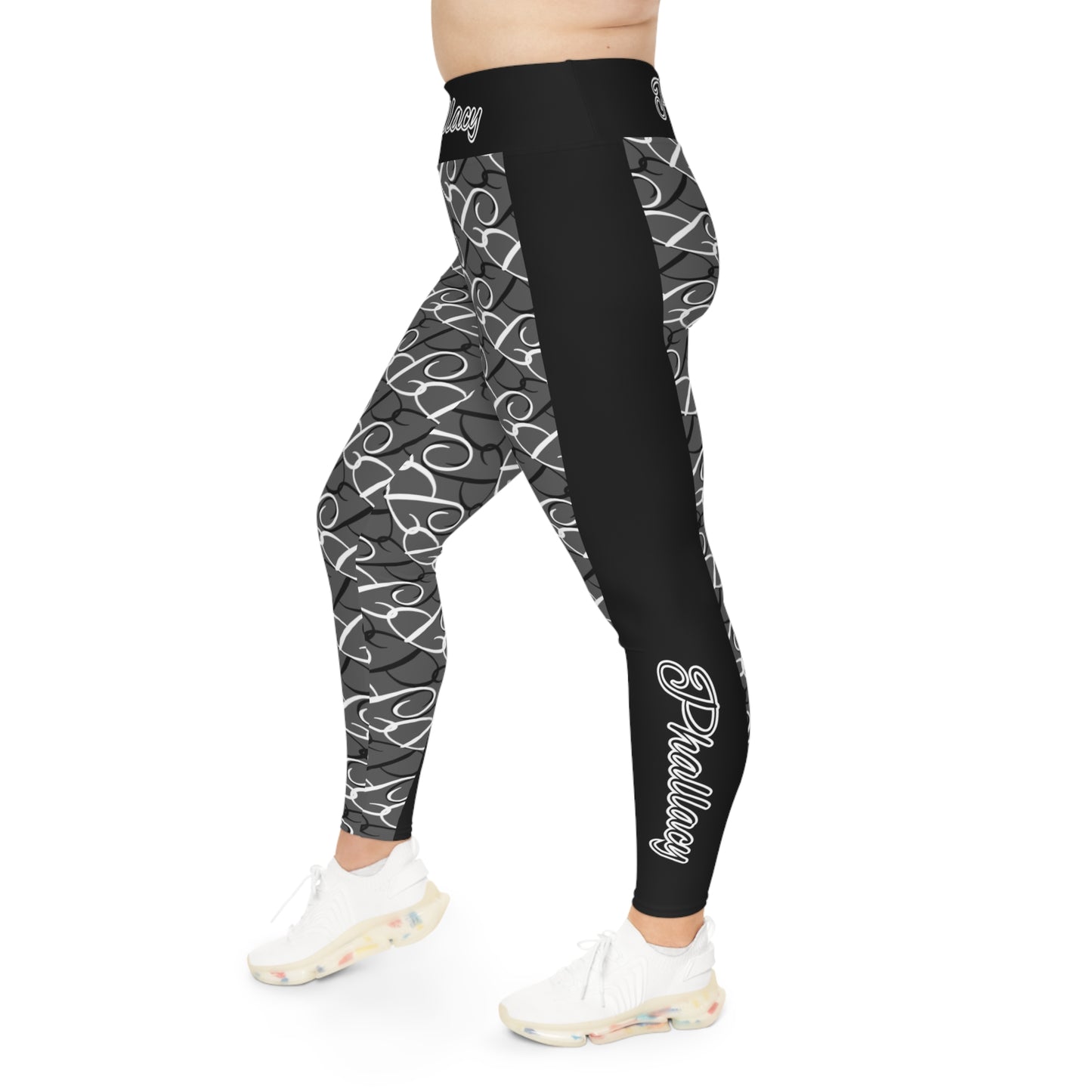 Phallacy Players Designer Plus Size Leggings