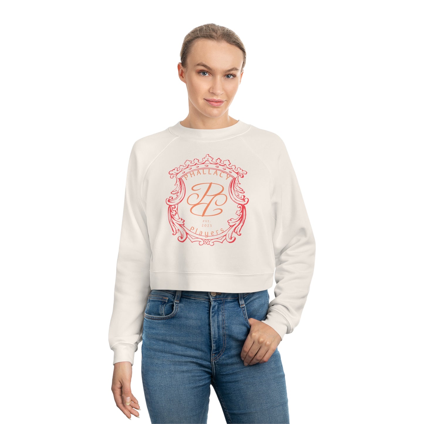 Phallacy Players Cropped Fleece Sweatshirt