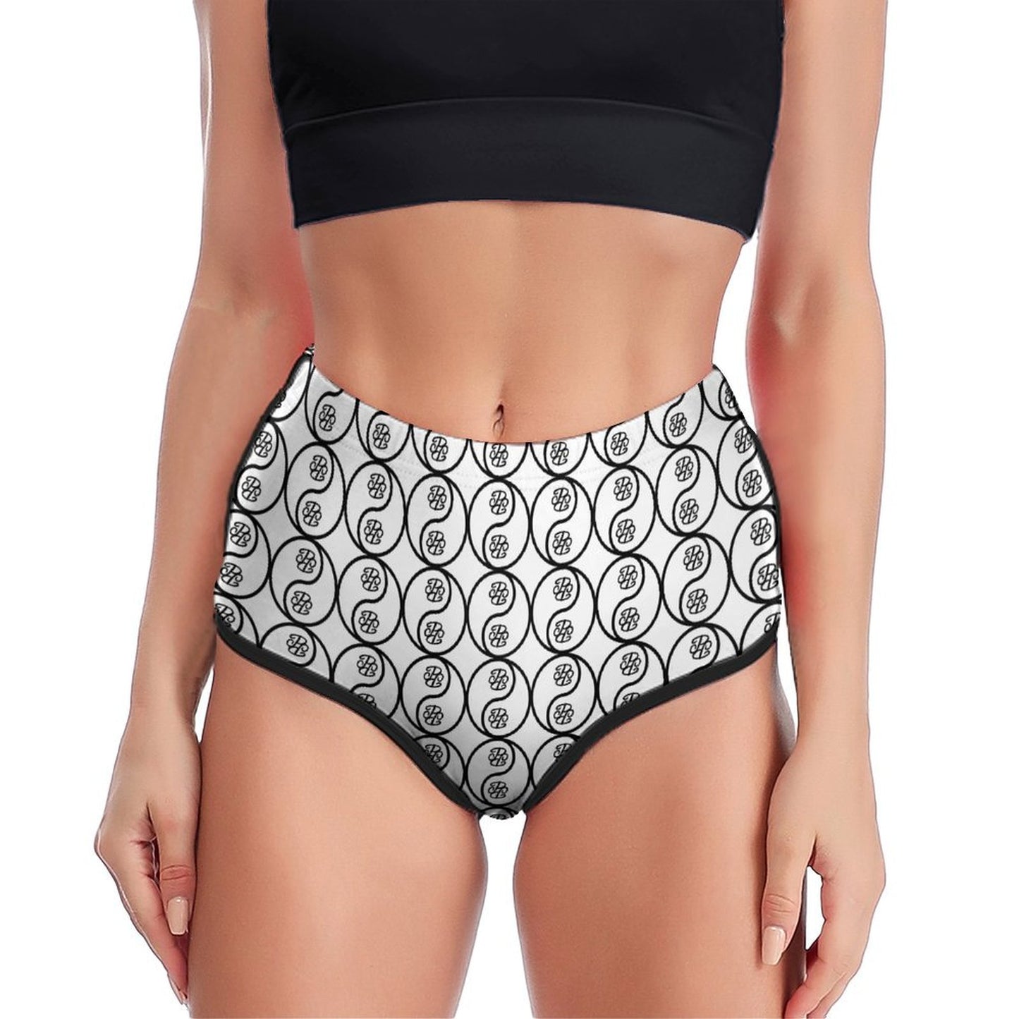 Phallacy Yin-Yang Designer Booty Shorts