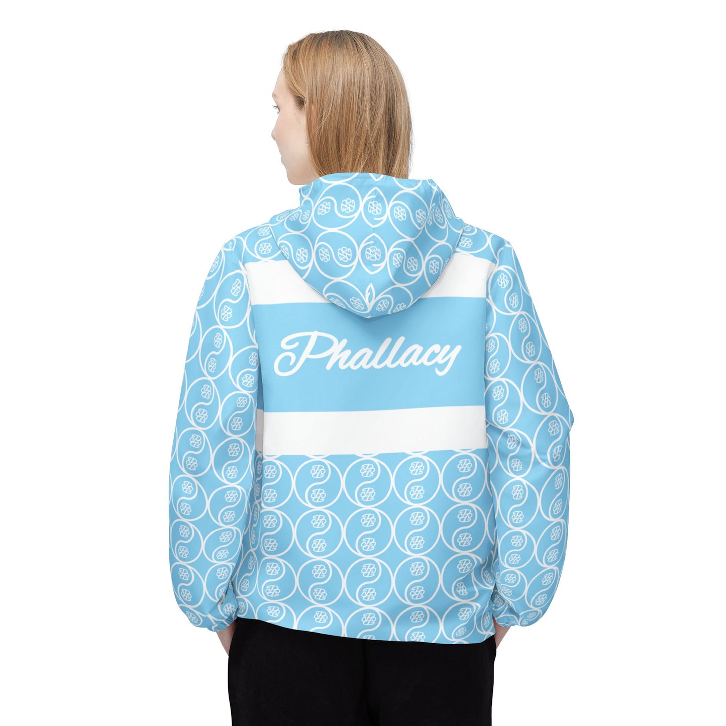 Phallacy Yin-Yang Designer Unisex Windbreaker Jacket