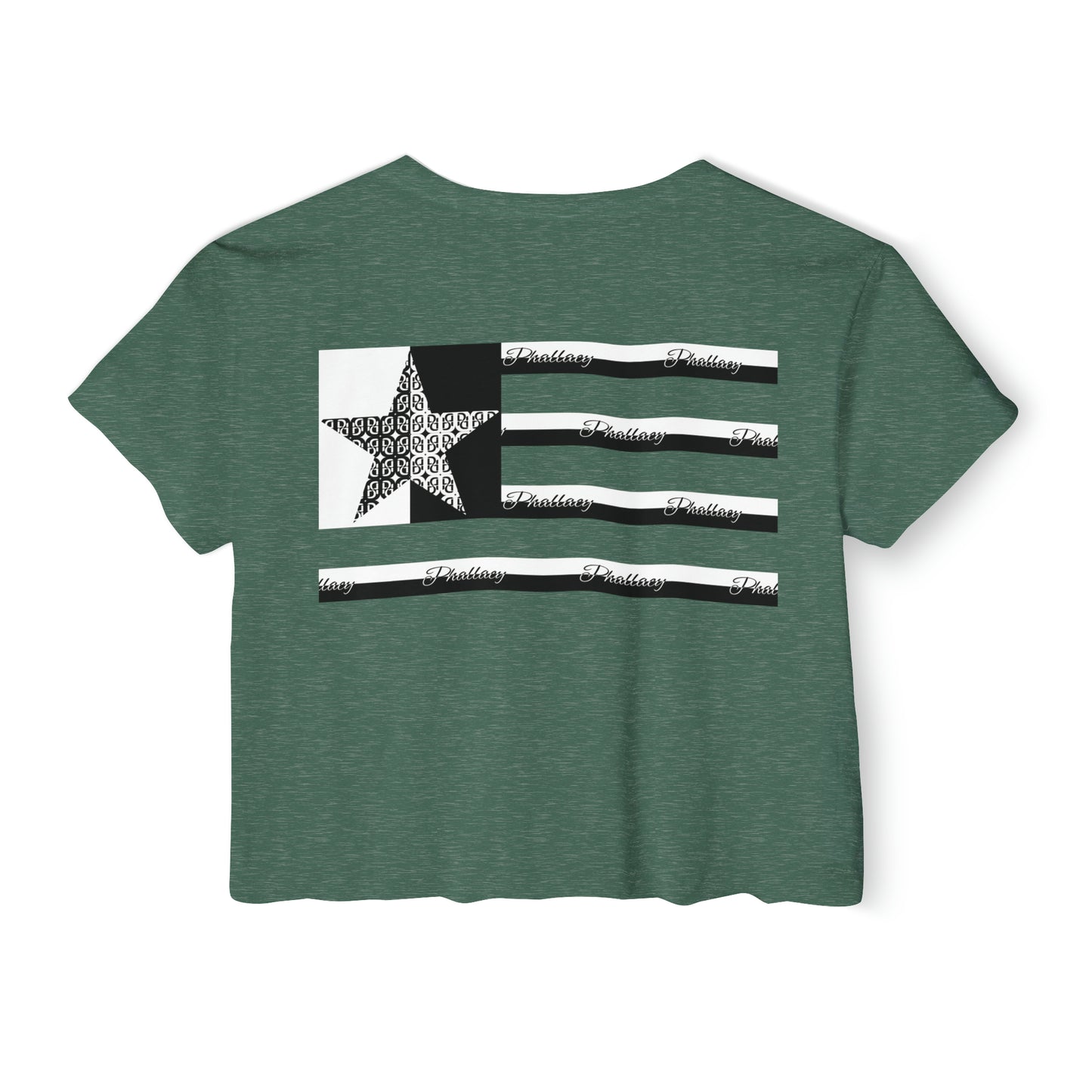 Phallacy Flag Women's Festival Crop Top