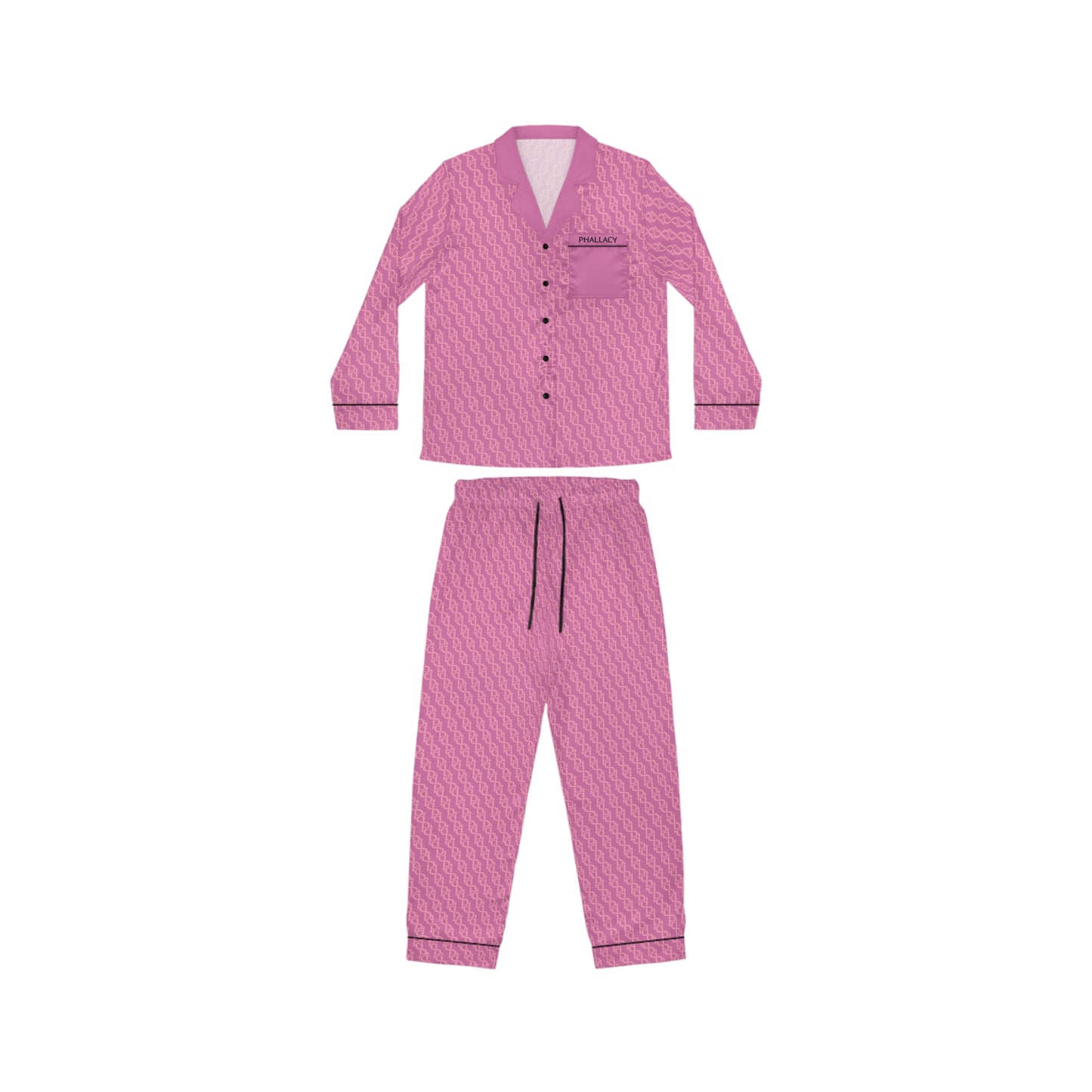 Phallacy DNA Designer Women's Satin Pajama Set