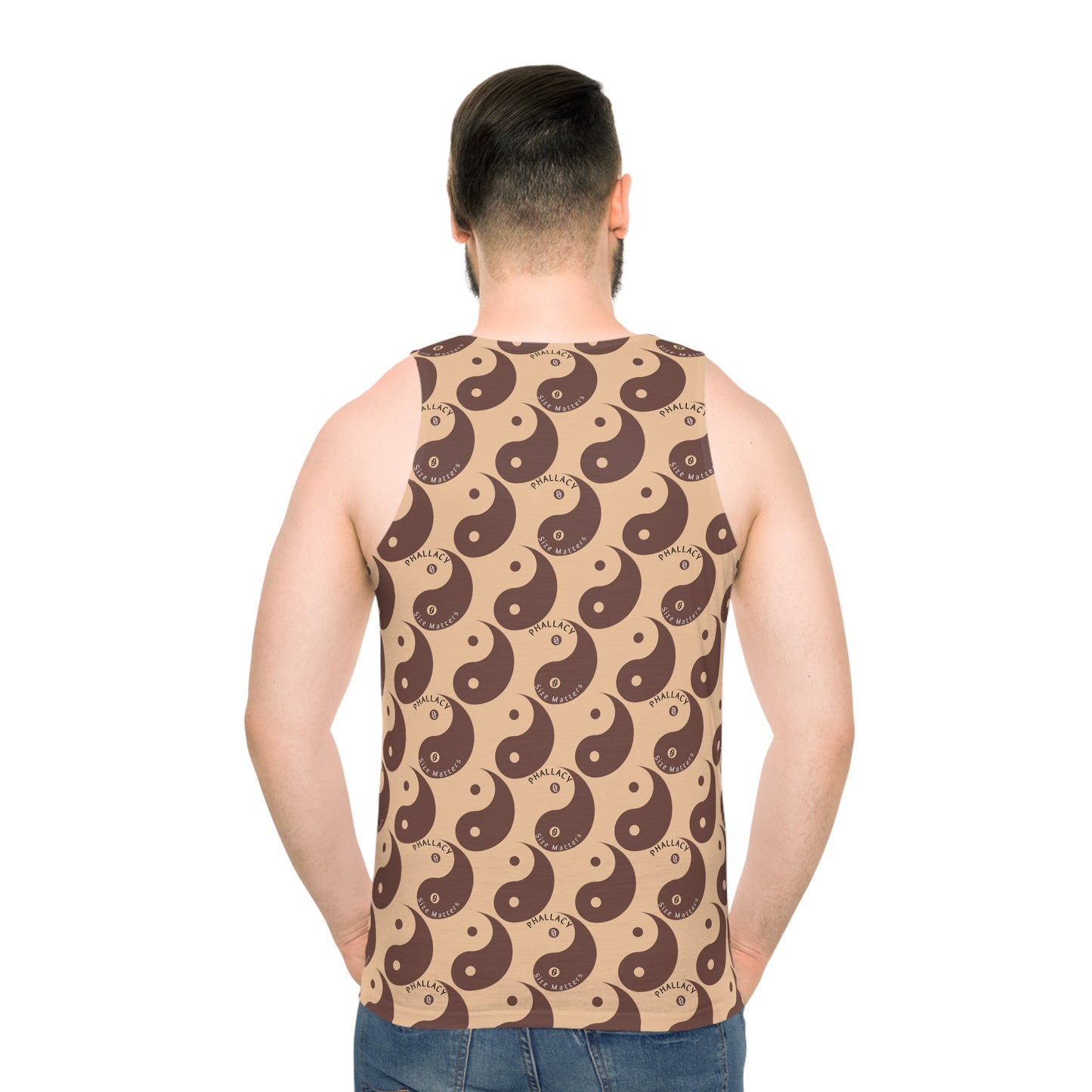 Phallacy Yin-Yang Designer Unisex Tank Top