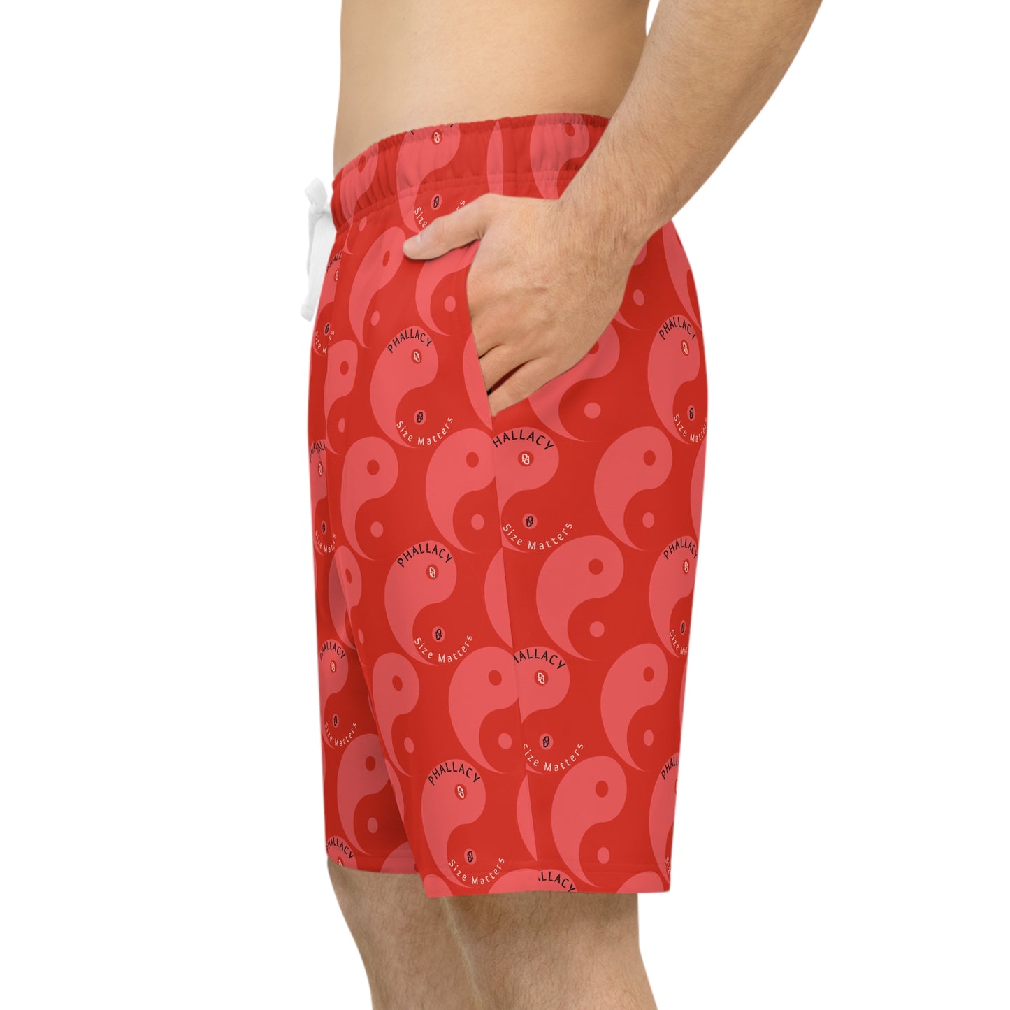 Phallacy Yin-Yang Designer Athletic Shorts