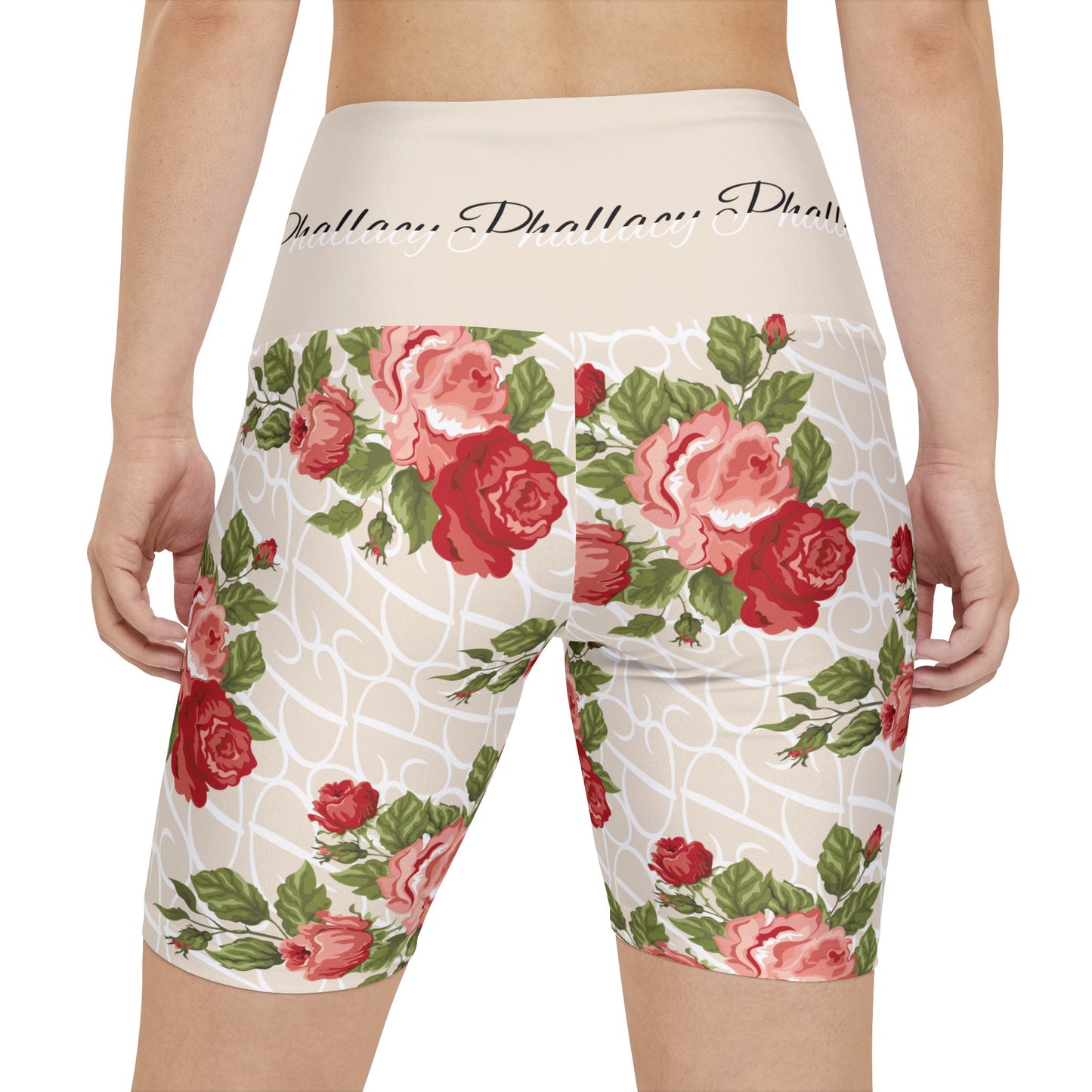 Phallacy Designer Floral Women's Workout Shorts