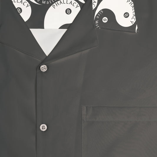 Phallacy Yin-Yang Designer Button Up Shirt