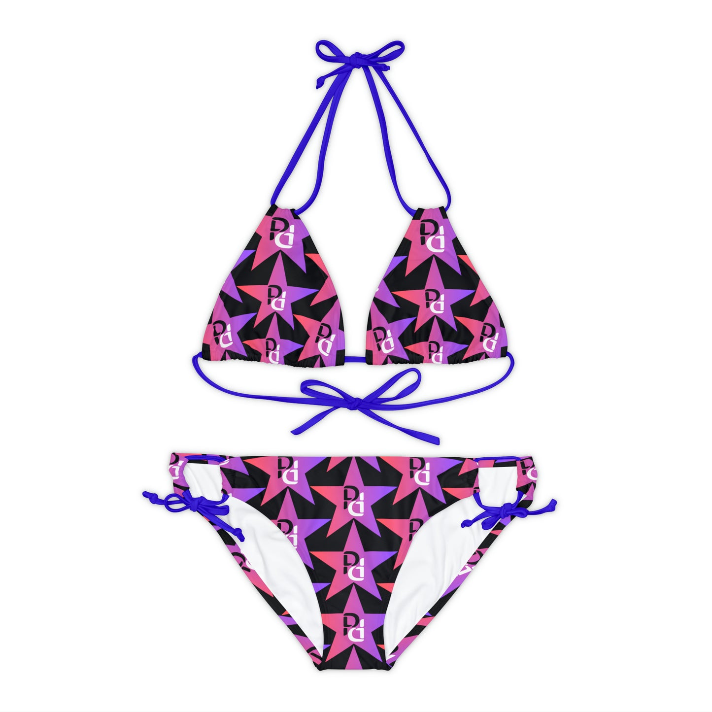 Phallacy Star Designer Strappy Bikini Set