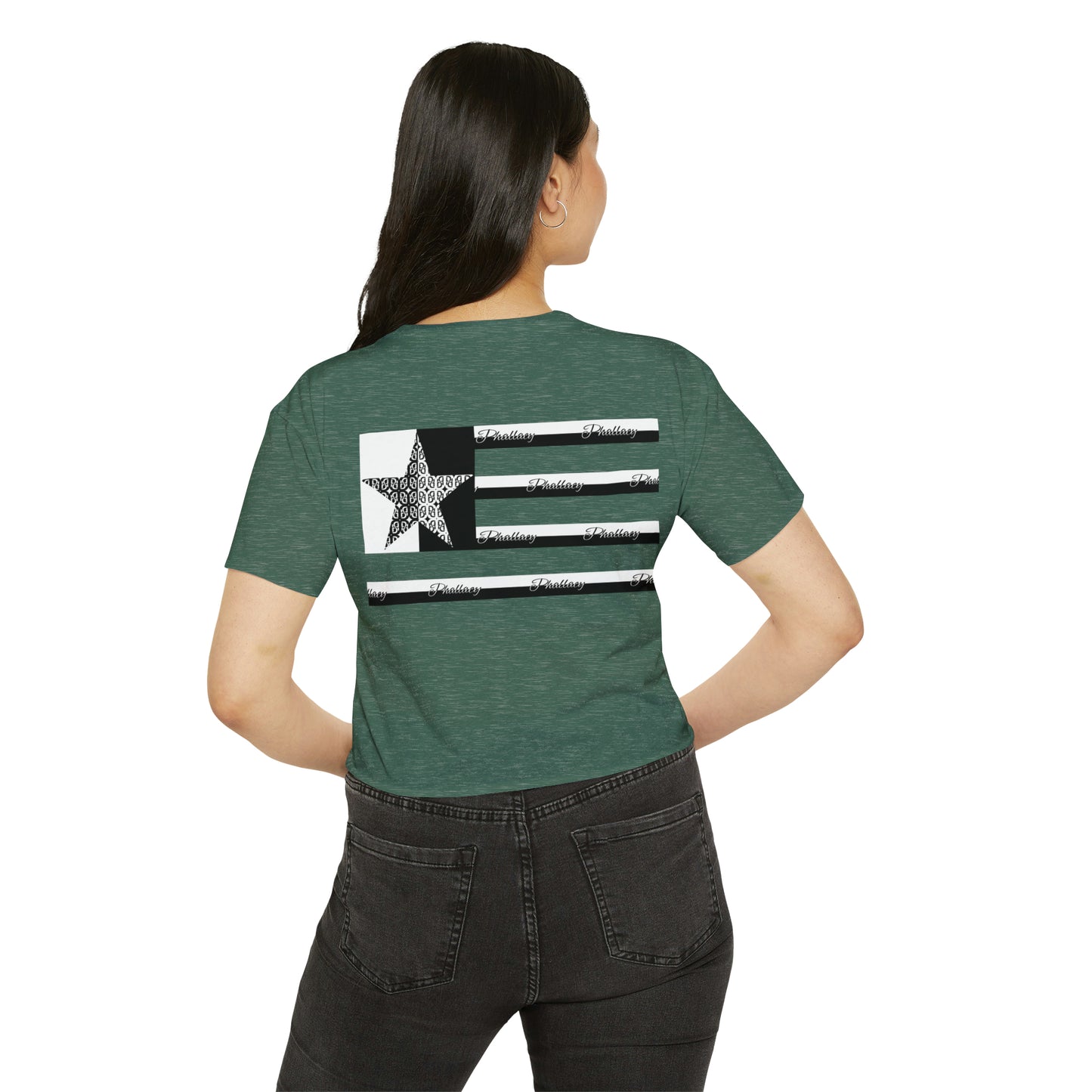 Phallacy Flag Women's Festival Crop Top