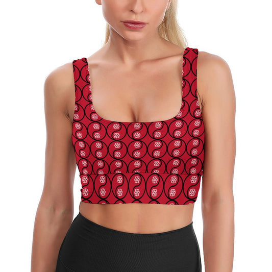 Phallacy Yin-Yang Designer Yoga Sports Bra