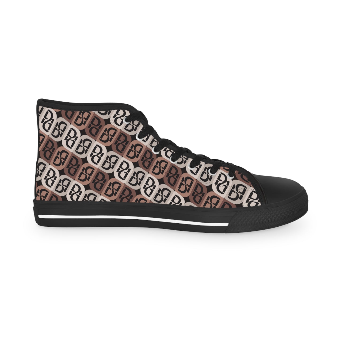 Phallacy Monogram Designer Men's High Top Sneakers