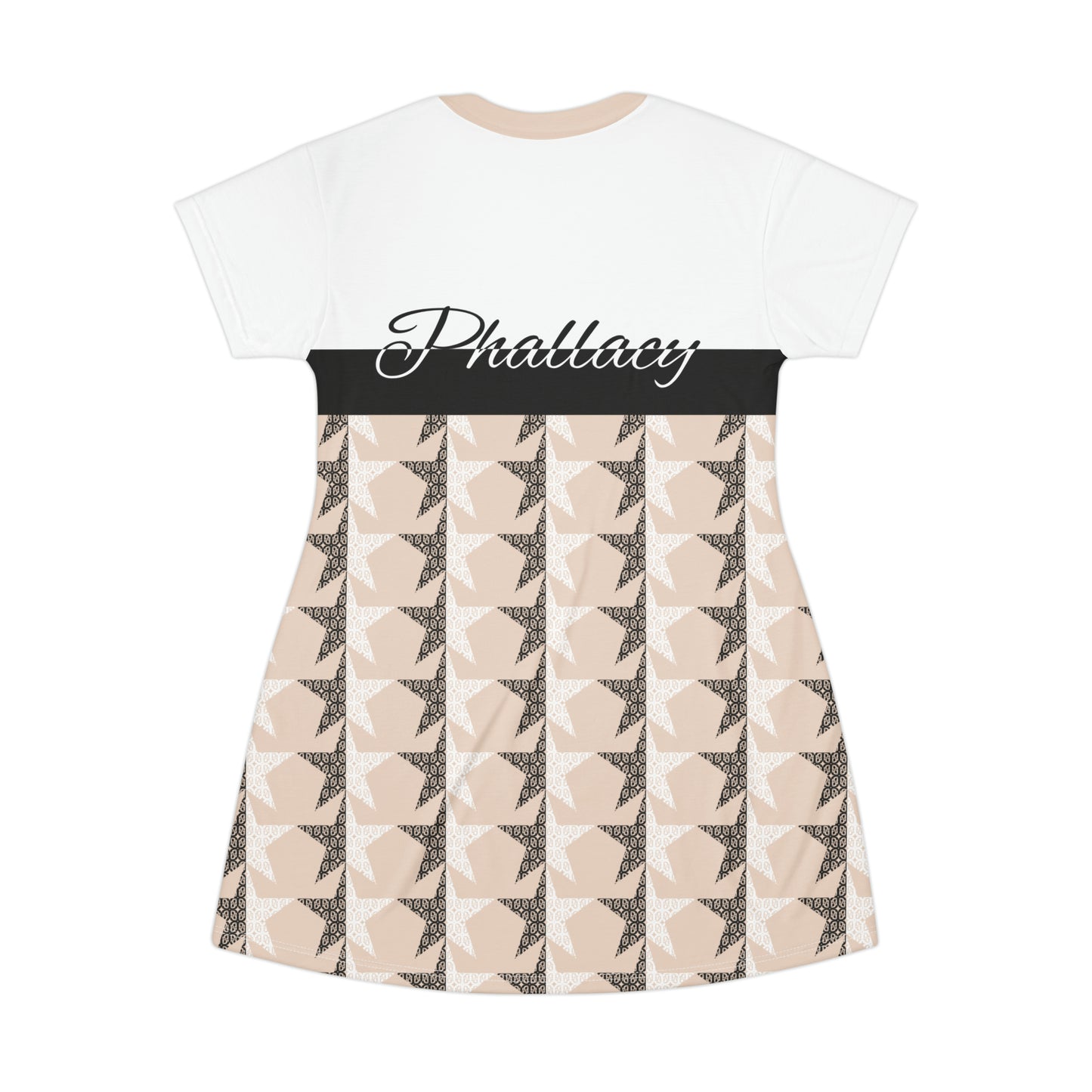 Phallacy Star Designer T-Shirt Dress