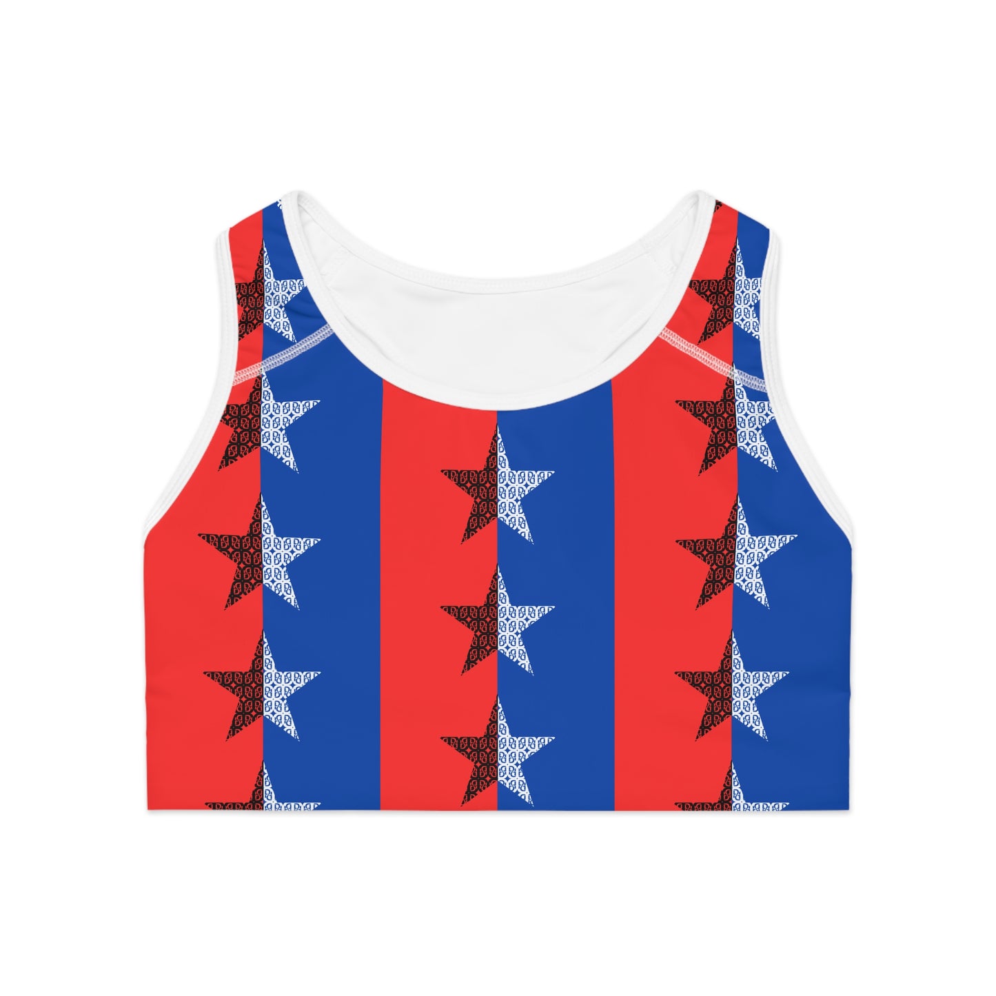 Phallacy Star Designer Sports Bra