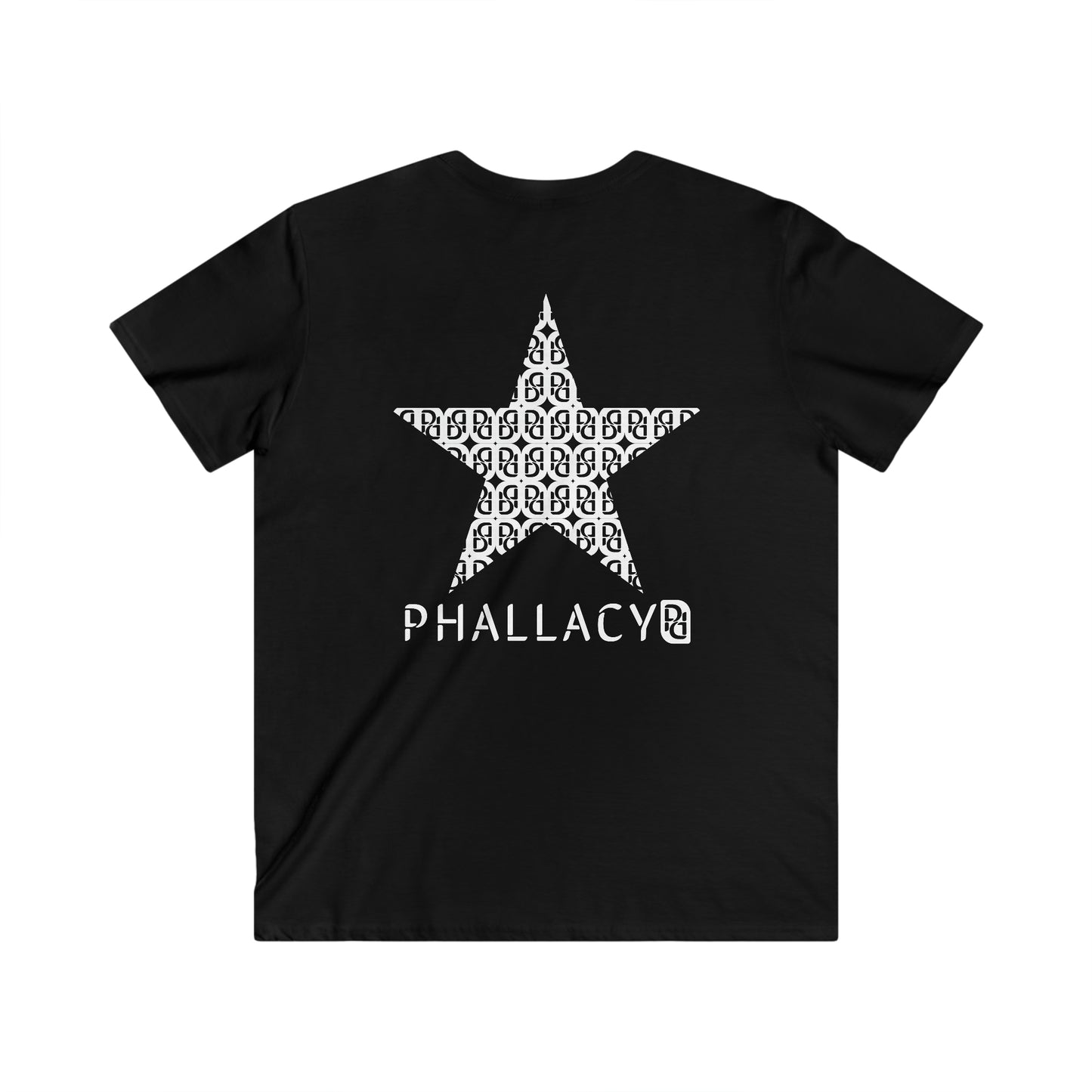 Phallacy Star Men's Fitted V-Neck Tee