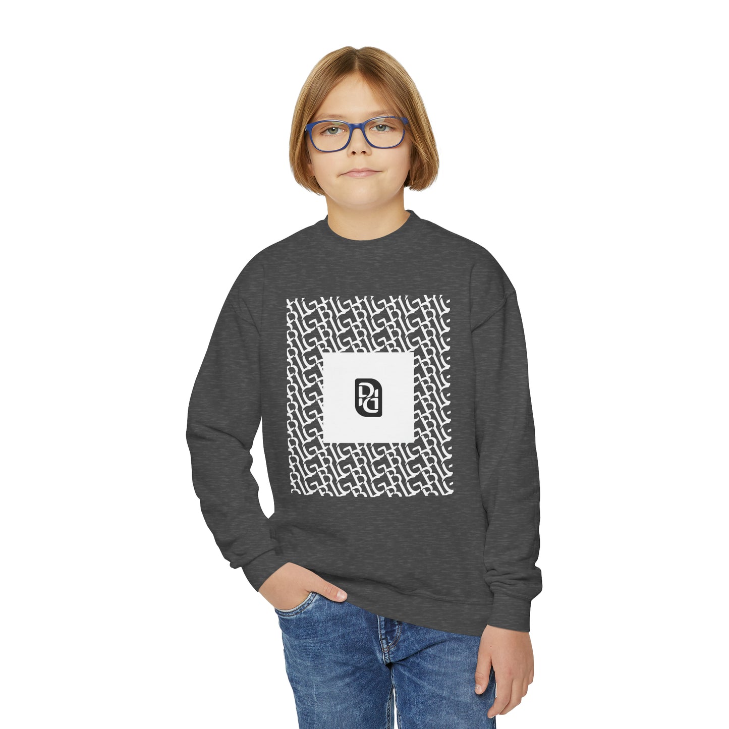 Phallacy BIG Designer Youth Crewneck Sweatshirt