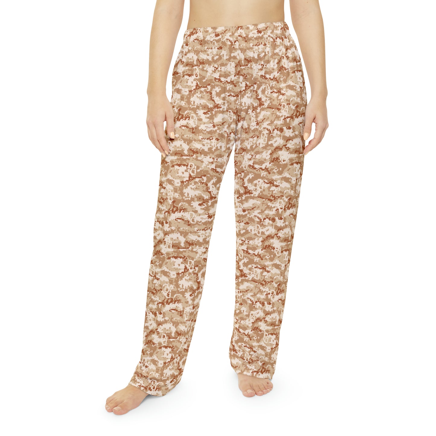 Phallacy Camo Designer Women's Pajama Pants