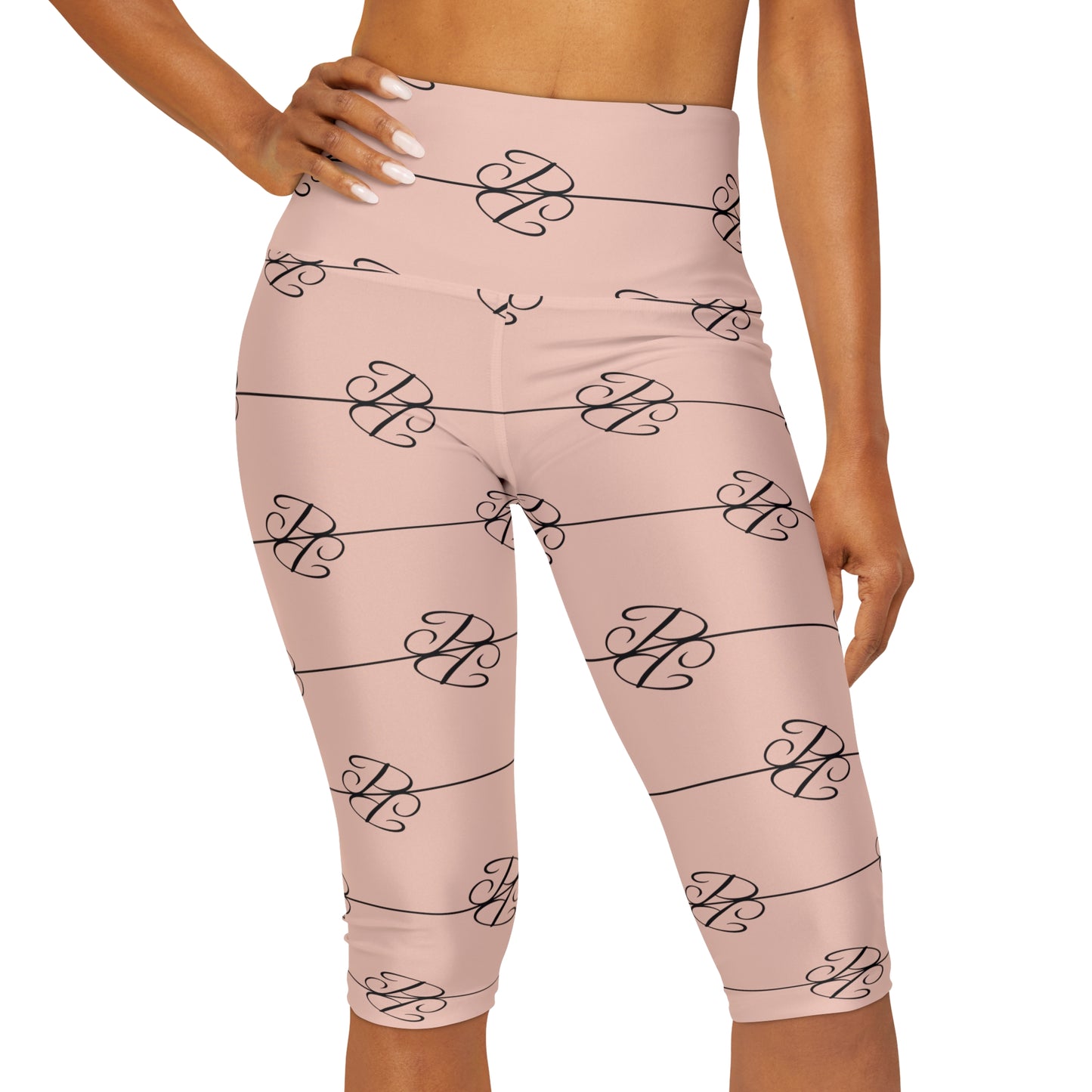 Phallacy Players Designer Yoga Capri Leggings