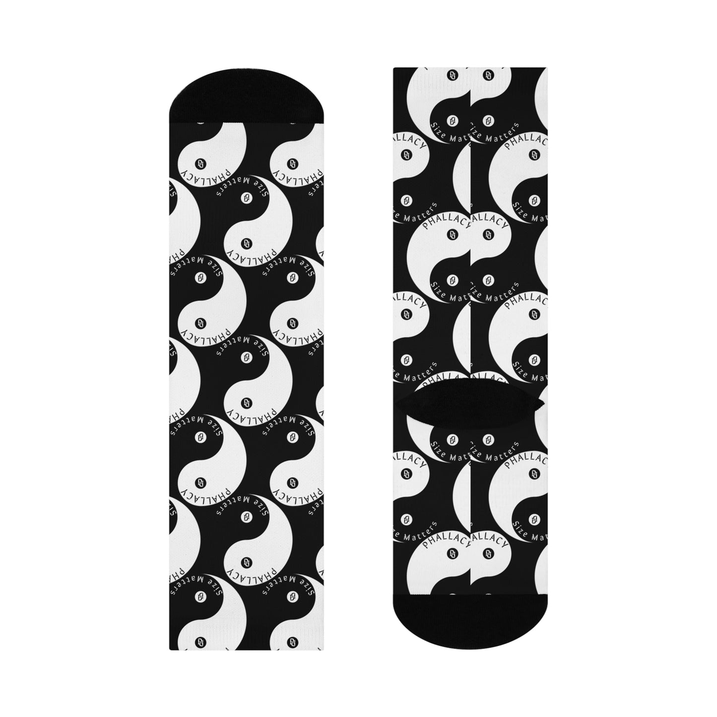 Phallacy Yin-Yang Designer Cushioned Socks