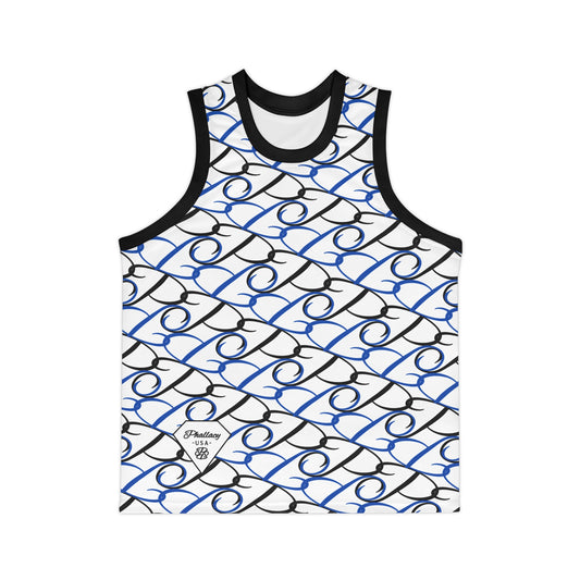 Phallacy Diamond Designer Unisex Basketball Jersey