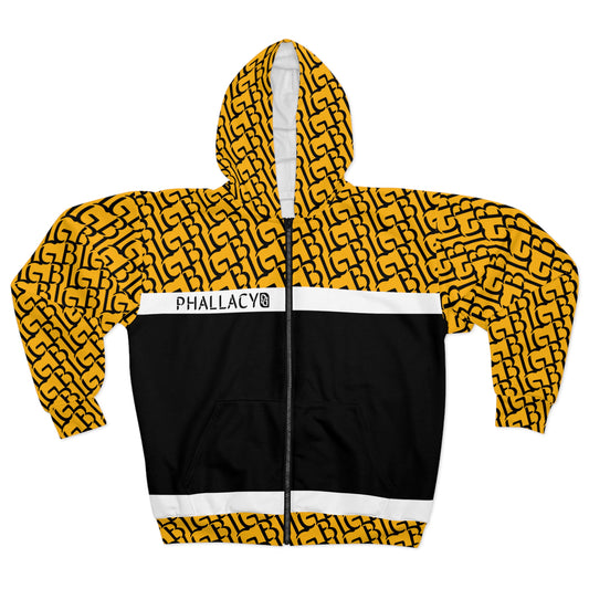 Phallacy BIG Designer Unisex Zip Hoodie