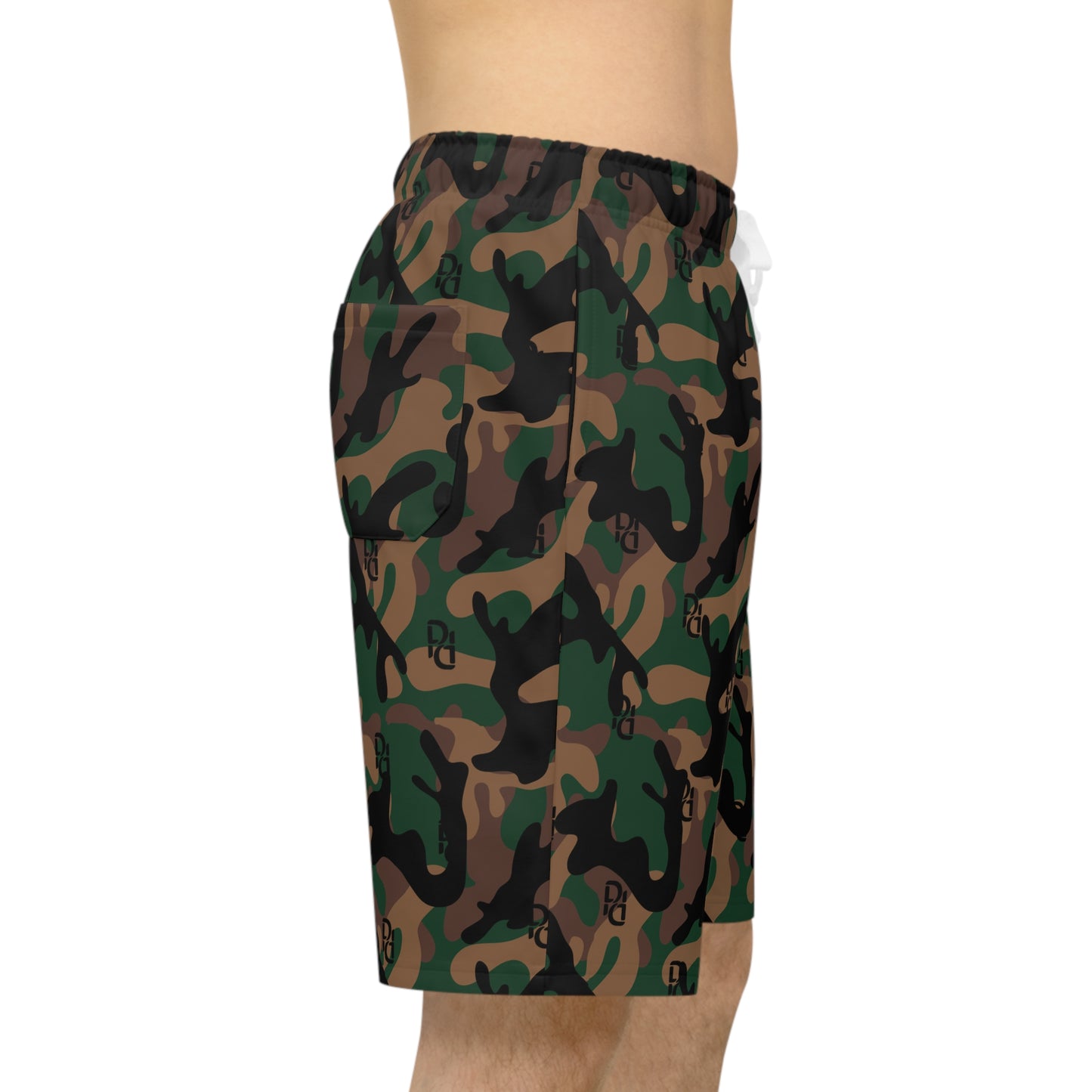 Phallacy Camo Designer Athletic Shorts