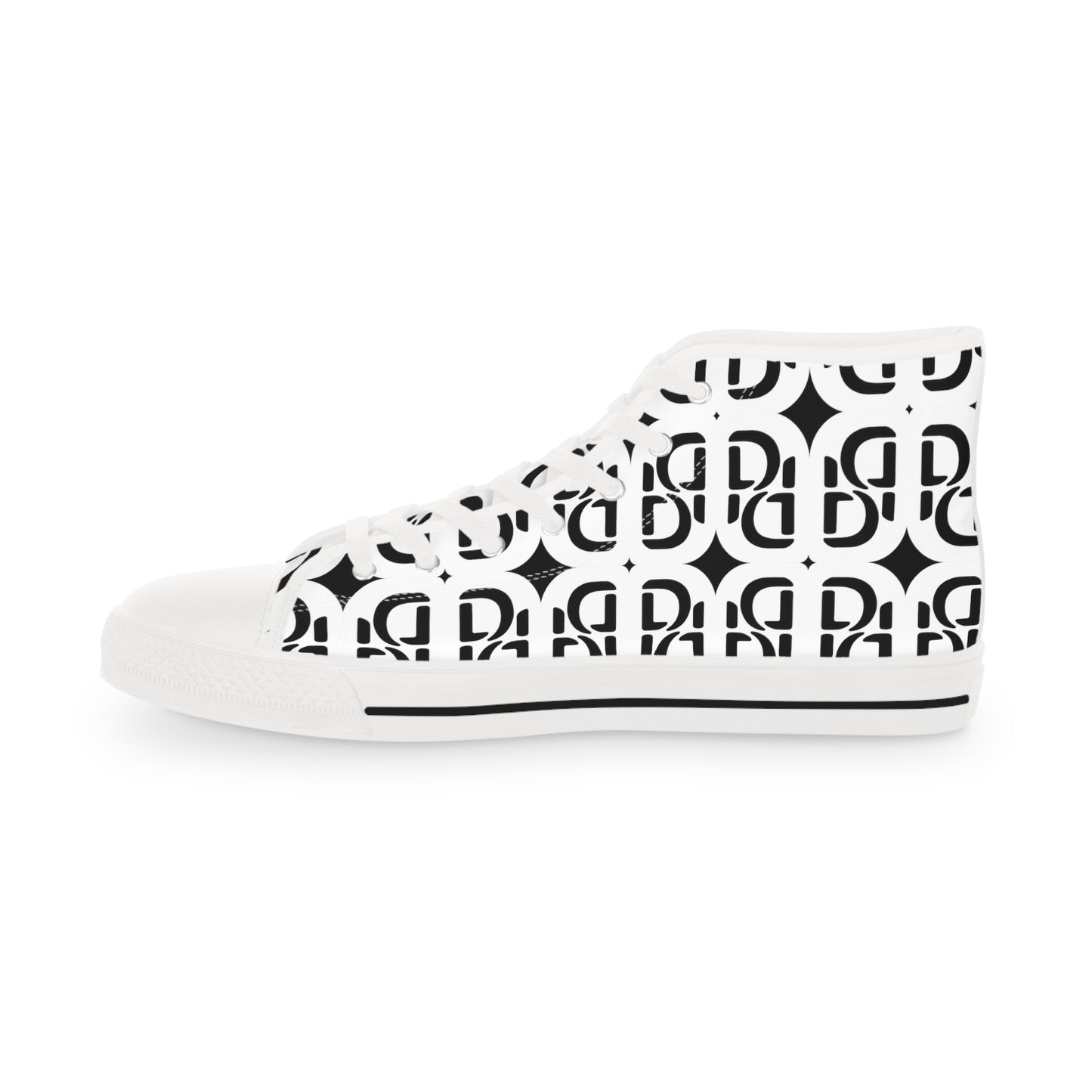 Phallacy Monogram Designer Men's High Top Sneakers