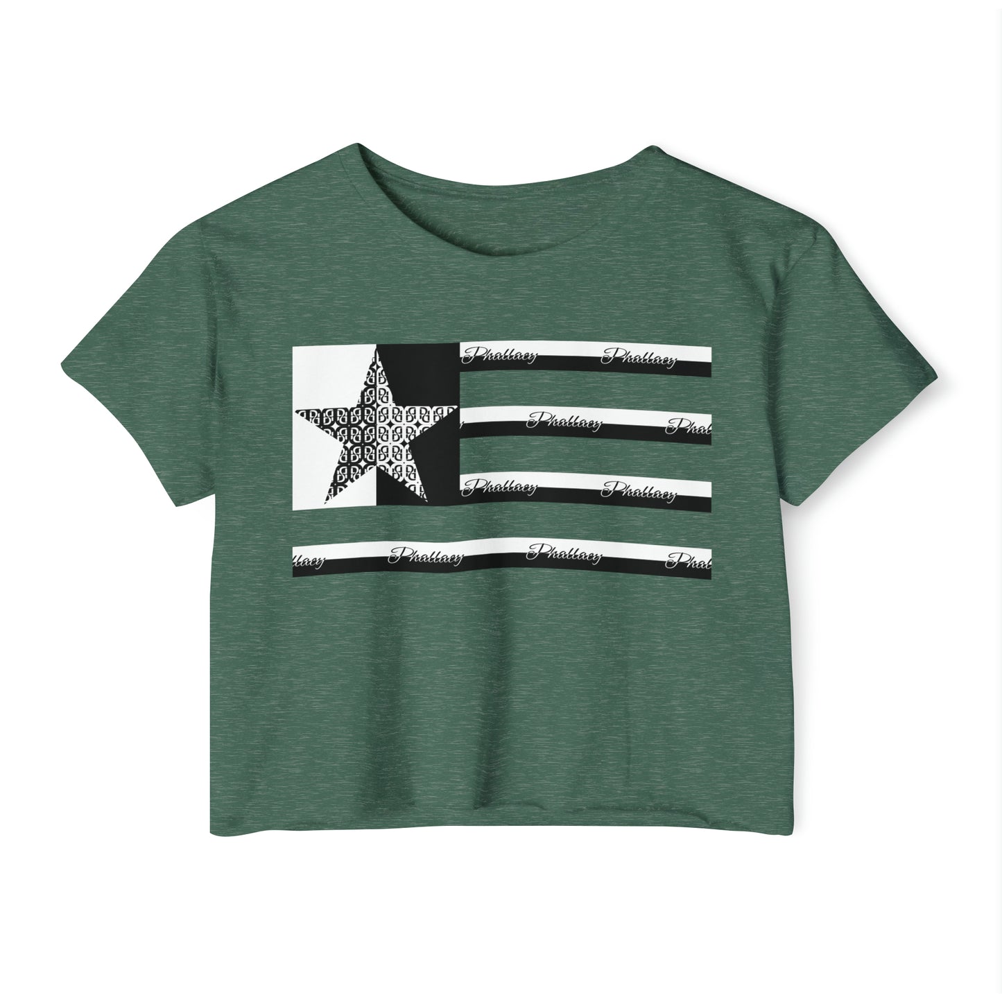 Phallacy Flag Women's Festival Crop Top