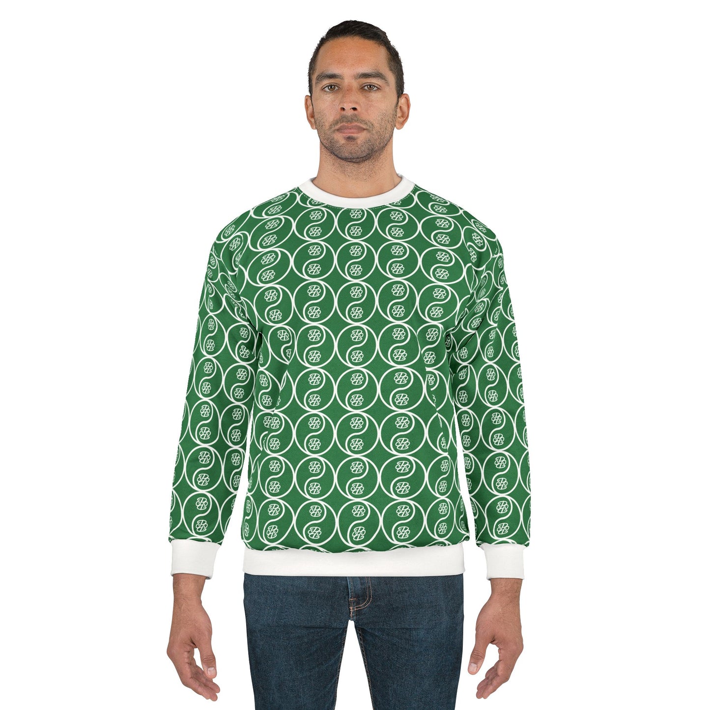 Phallacy Yin-Yang Designer Unisex Sweatshirt