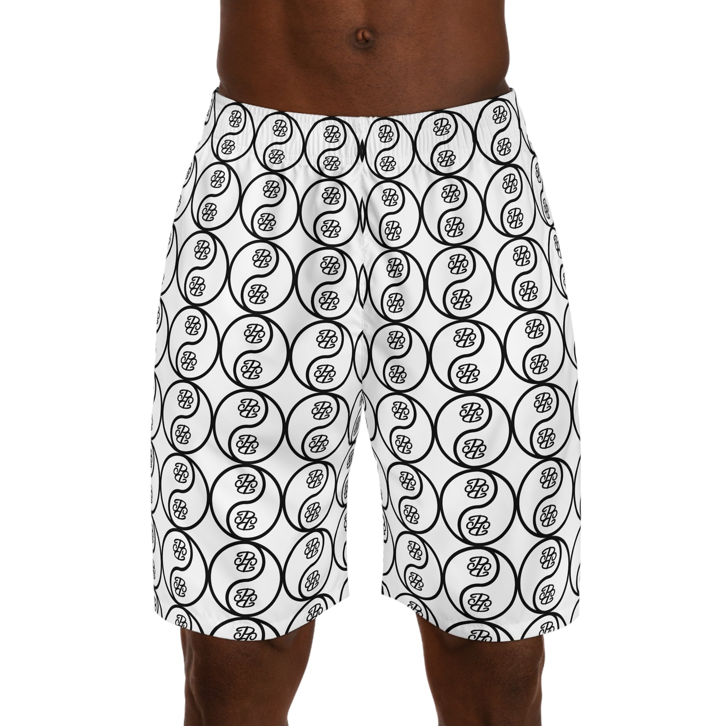 Phallacy Yin-Yang Designer Jogger Shorts