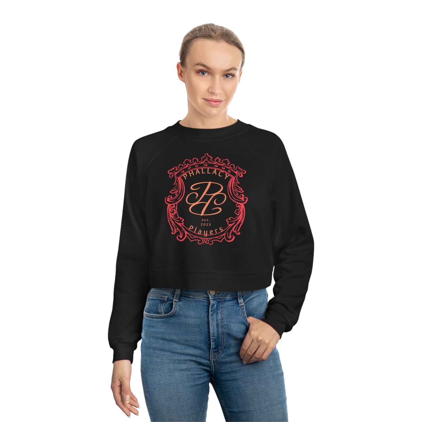 Phallacy Players Cropped Fleece Sweatshirt