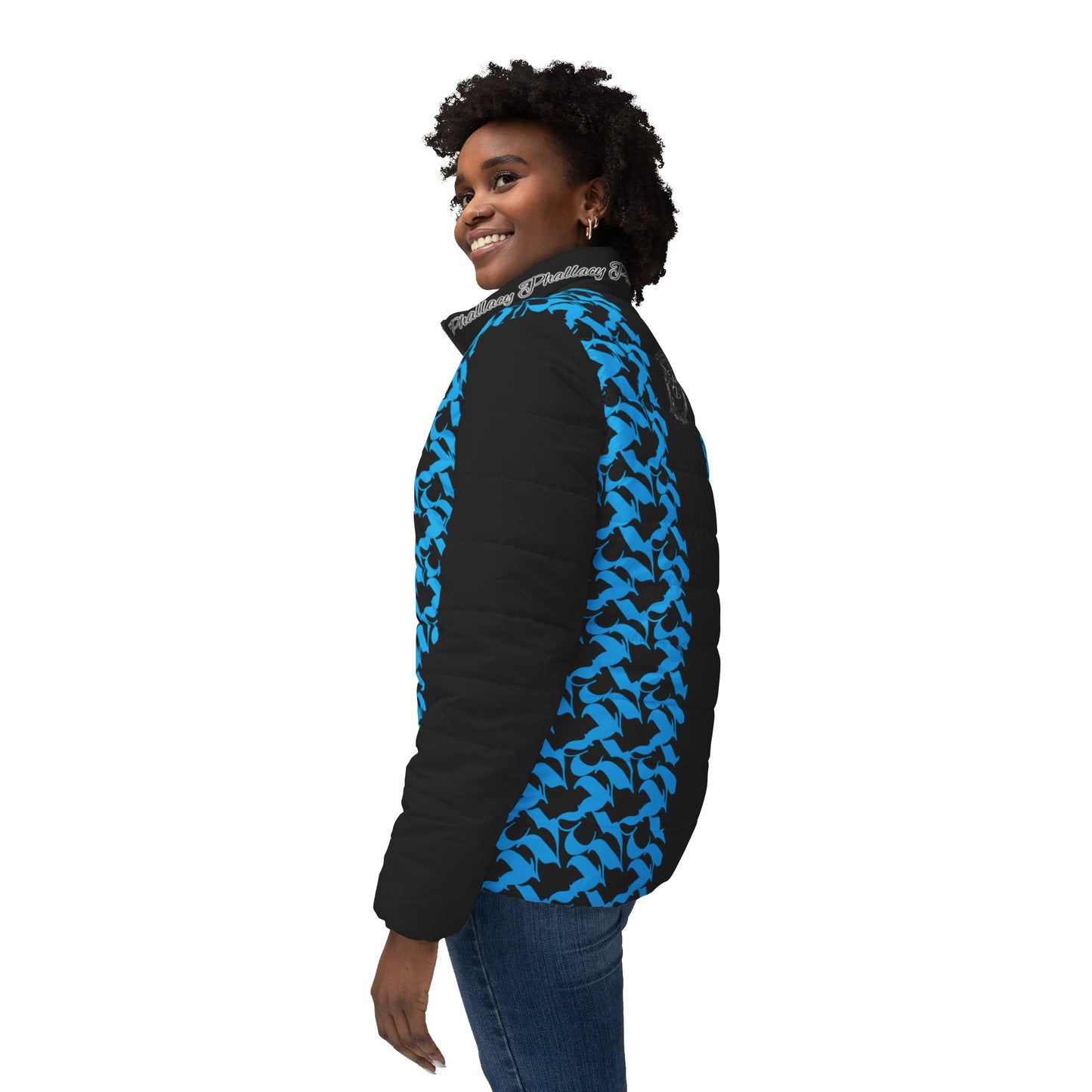 Phallacy WET Designer Women’s Puffer Jacket (18+)