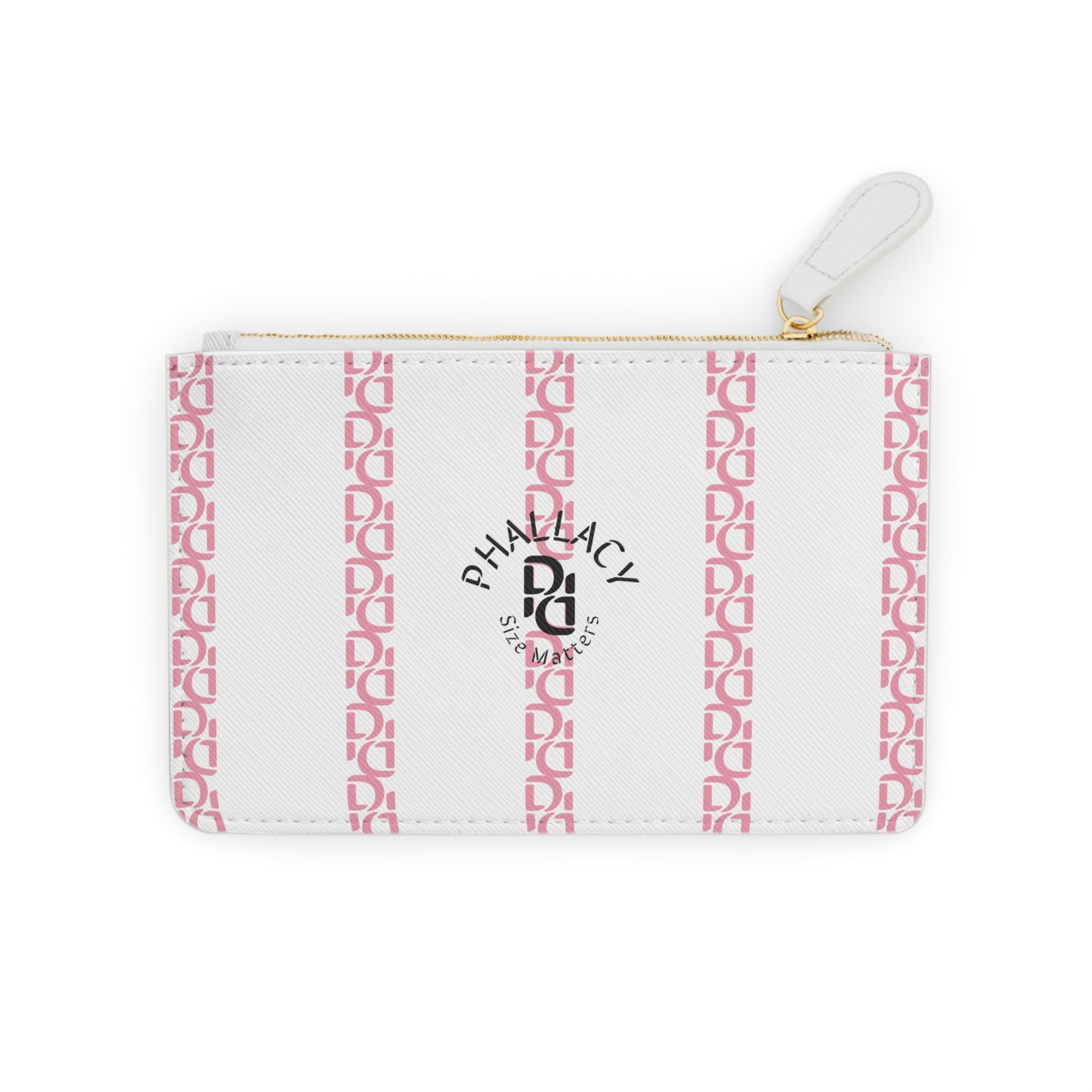 Phallacy Striped Designer Mini Clutch Bag