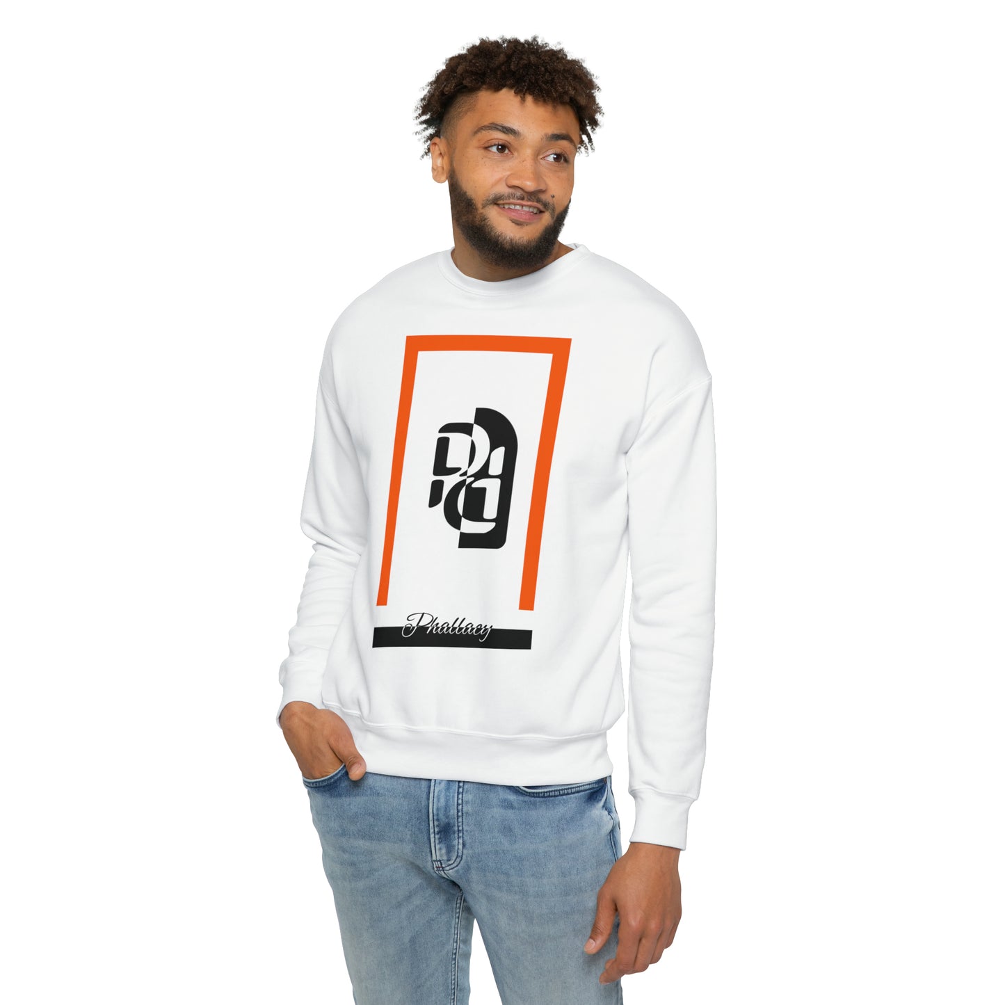 Phallacy Frame Unisex Drop Shoulder Sweatshirt