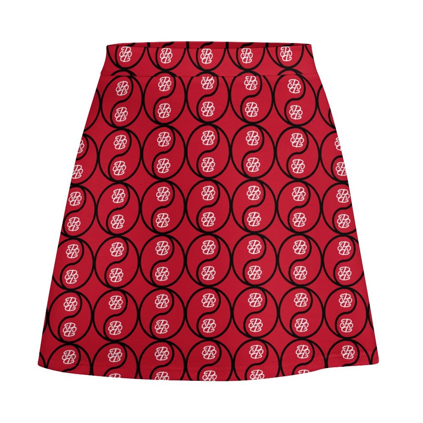 Phallacy Yin-Yang Designer Short Skirt