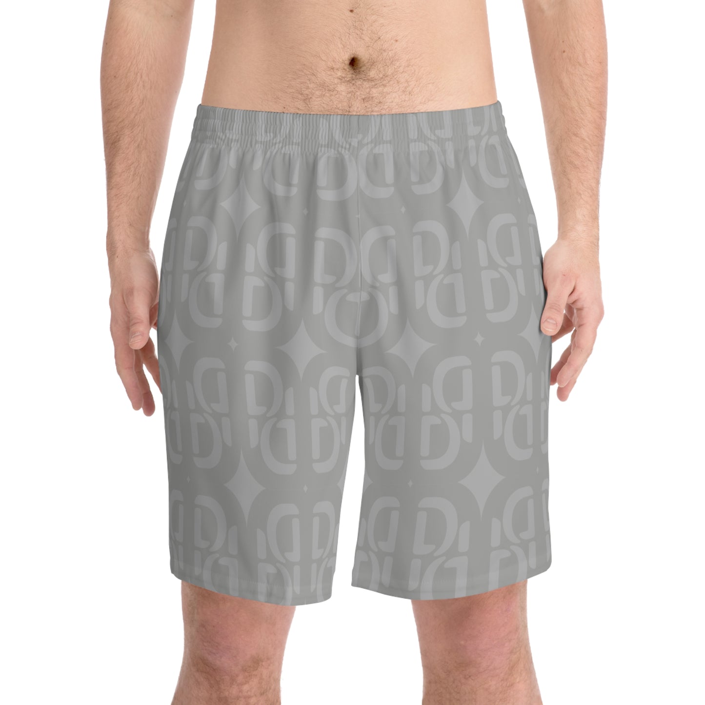 Phallacy Monogram Designer Elastic Beach Shorts