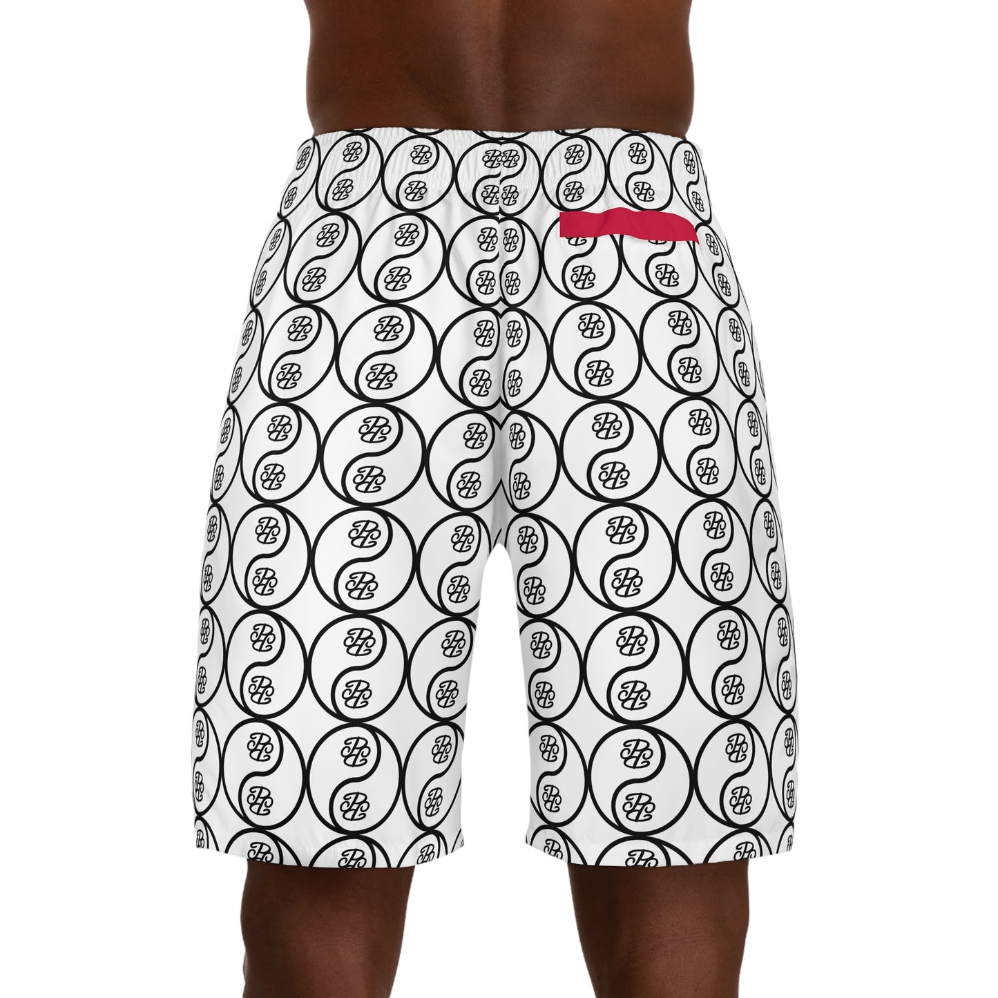 Phallacy Yin-Yang Designer Jogger Shorts