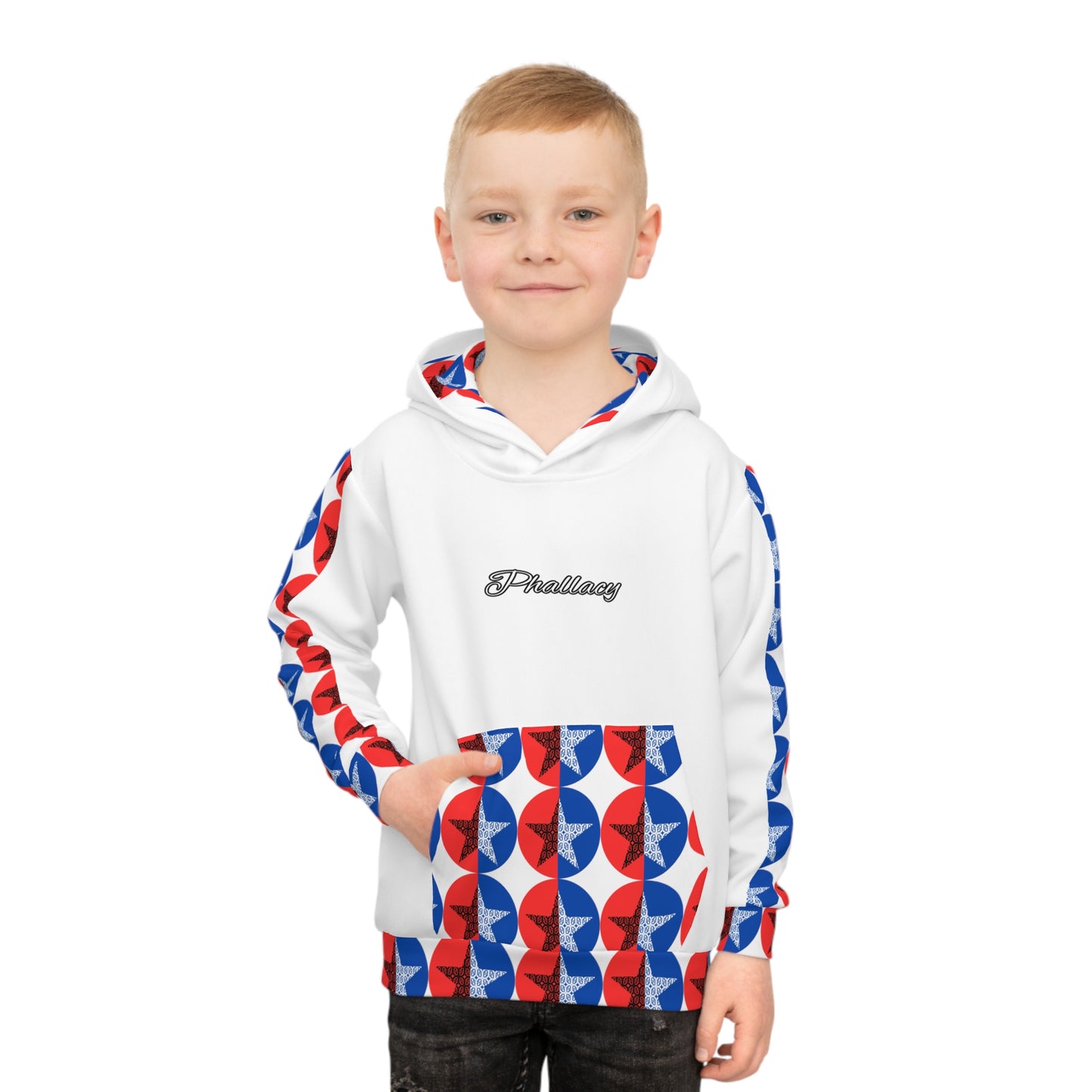 Phallacy Star Designer Youth Hoodie