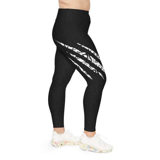 Phallacy Time Designer Plus Size Leggings