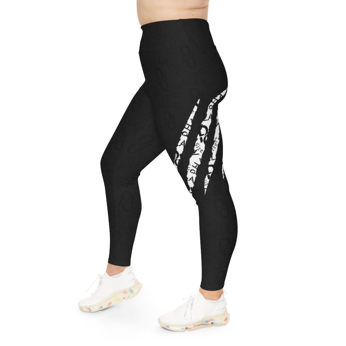 Phallacy Time Designer Plus Size Leggings