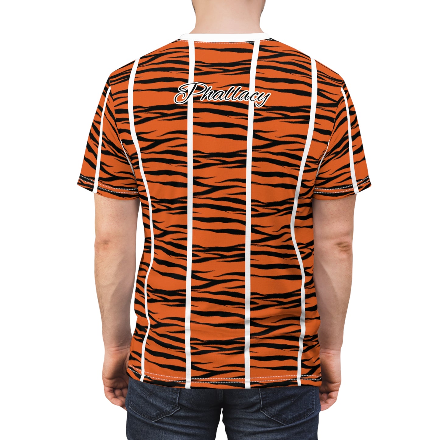 Phallacy Striped Designer Men's Classic Tee