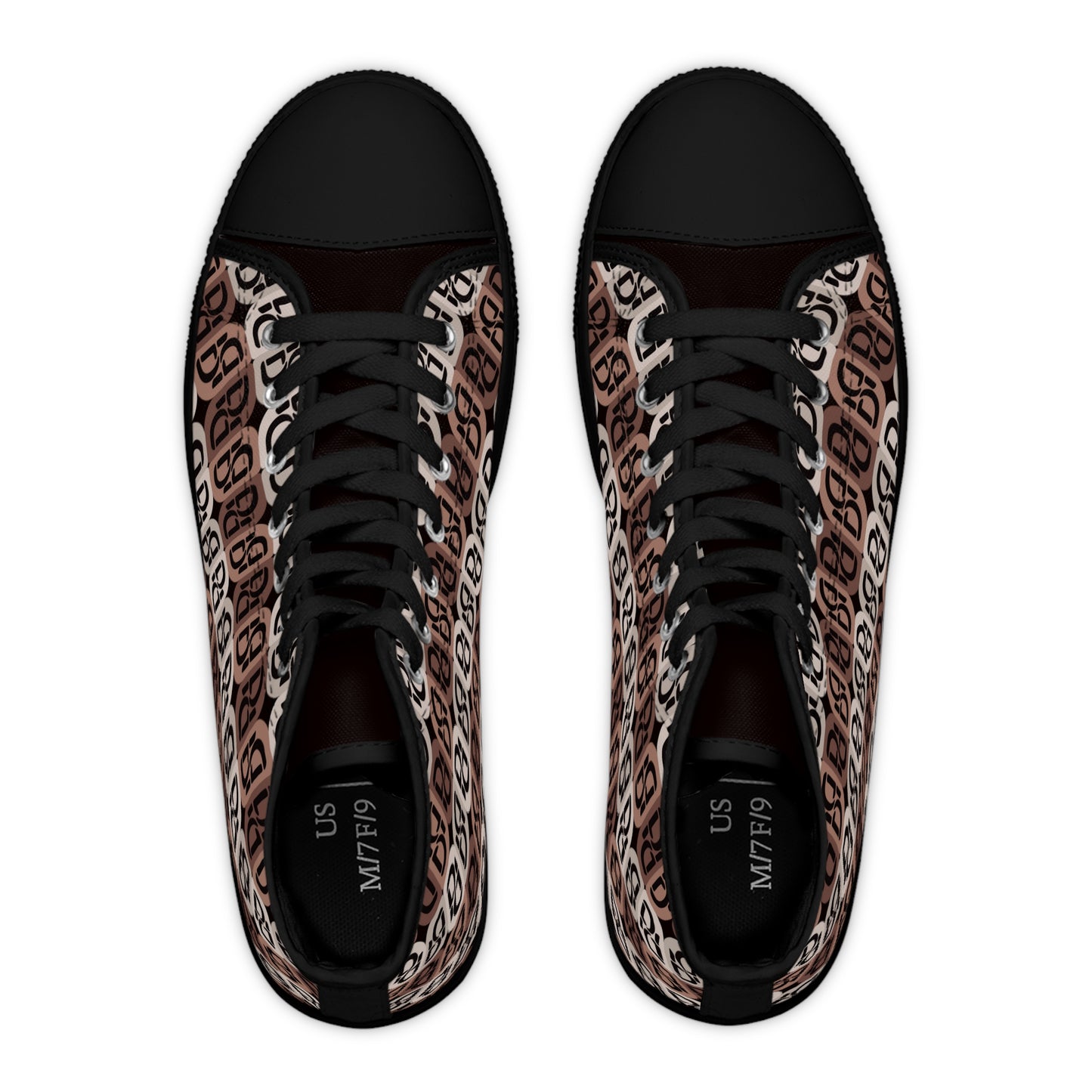 Phallacy Monogram Designer Women's High Top Sneakers