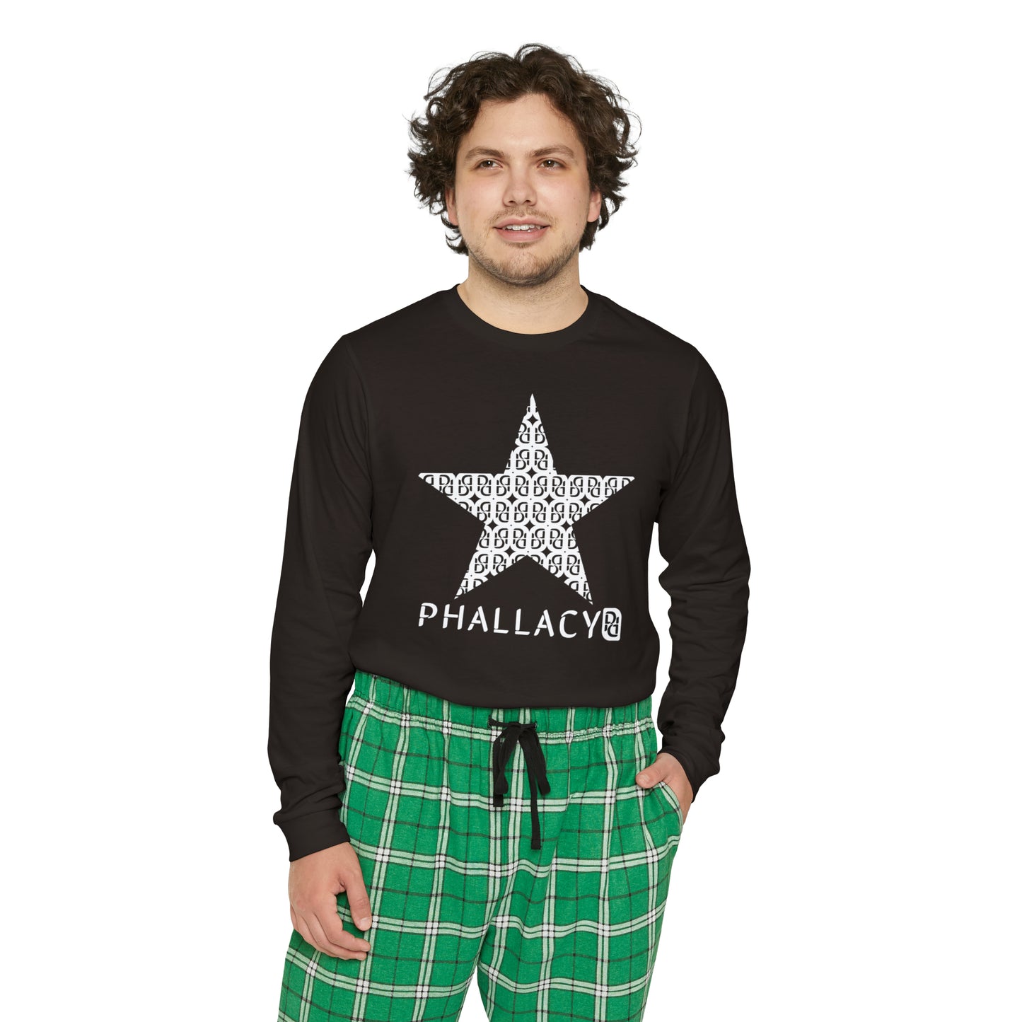 Phallacy Star Men's Long Sleeve Pajama Set