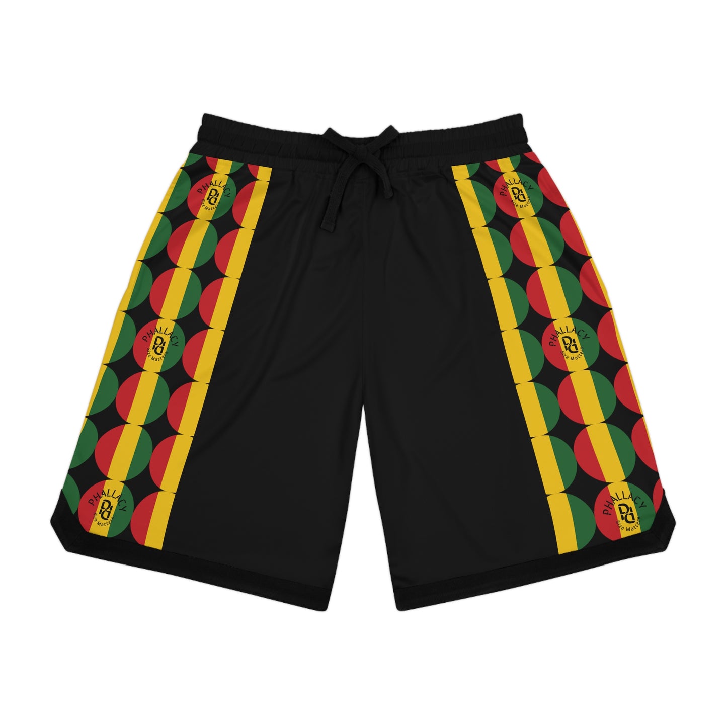 Phallacy Time Designer Unisex Basketball Shorts