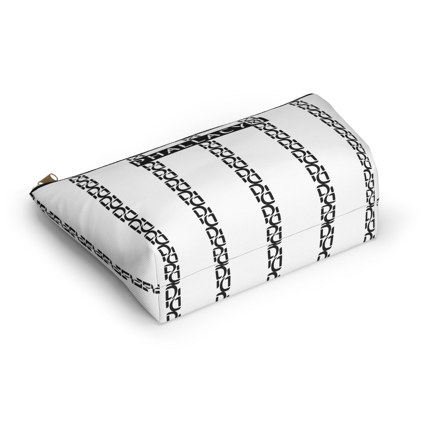 Phallacy Striped Designer Accessory Pouch w T-bottom