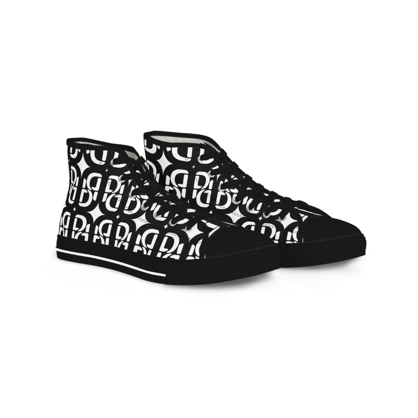 Phallacy Monogram Designer Men's High Top Sneakers