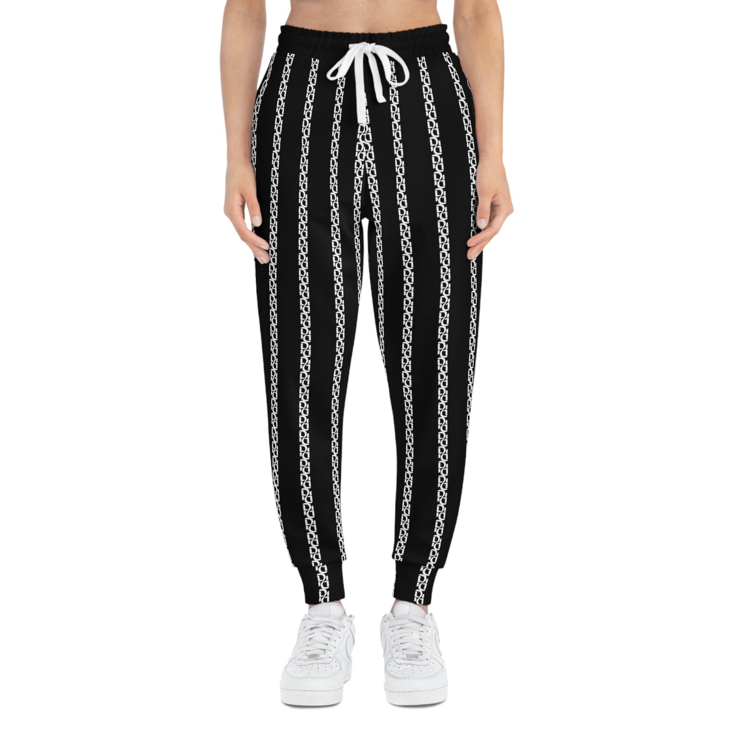 Phallacy Striped Designer Unisex Athletic Joggers