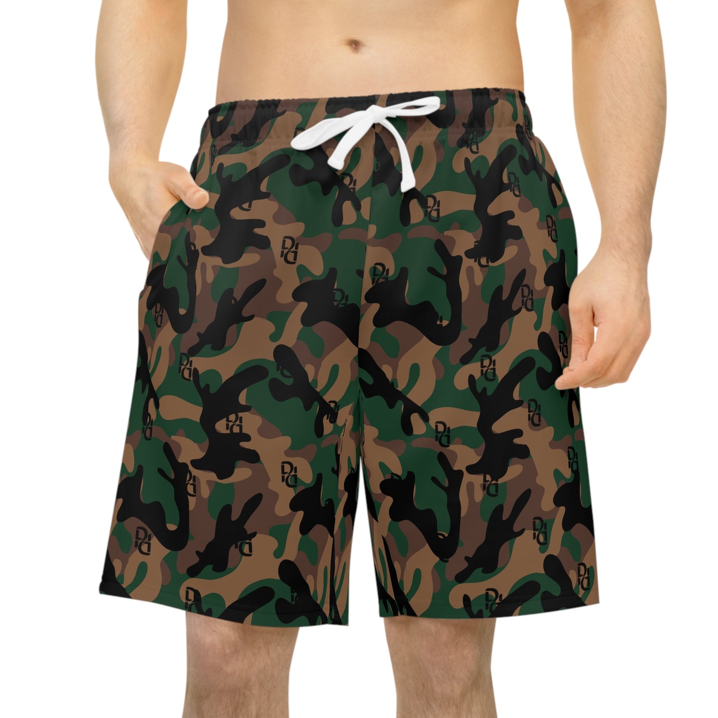 Phallacy Camo Designer Athletic Shorts